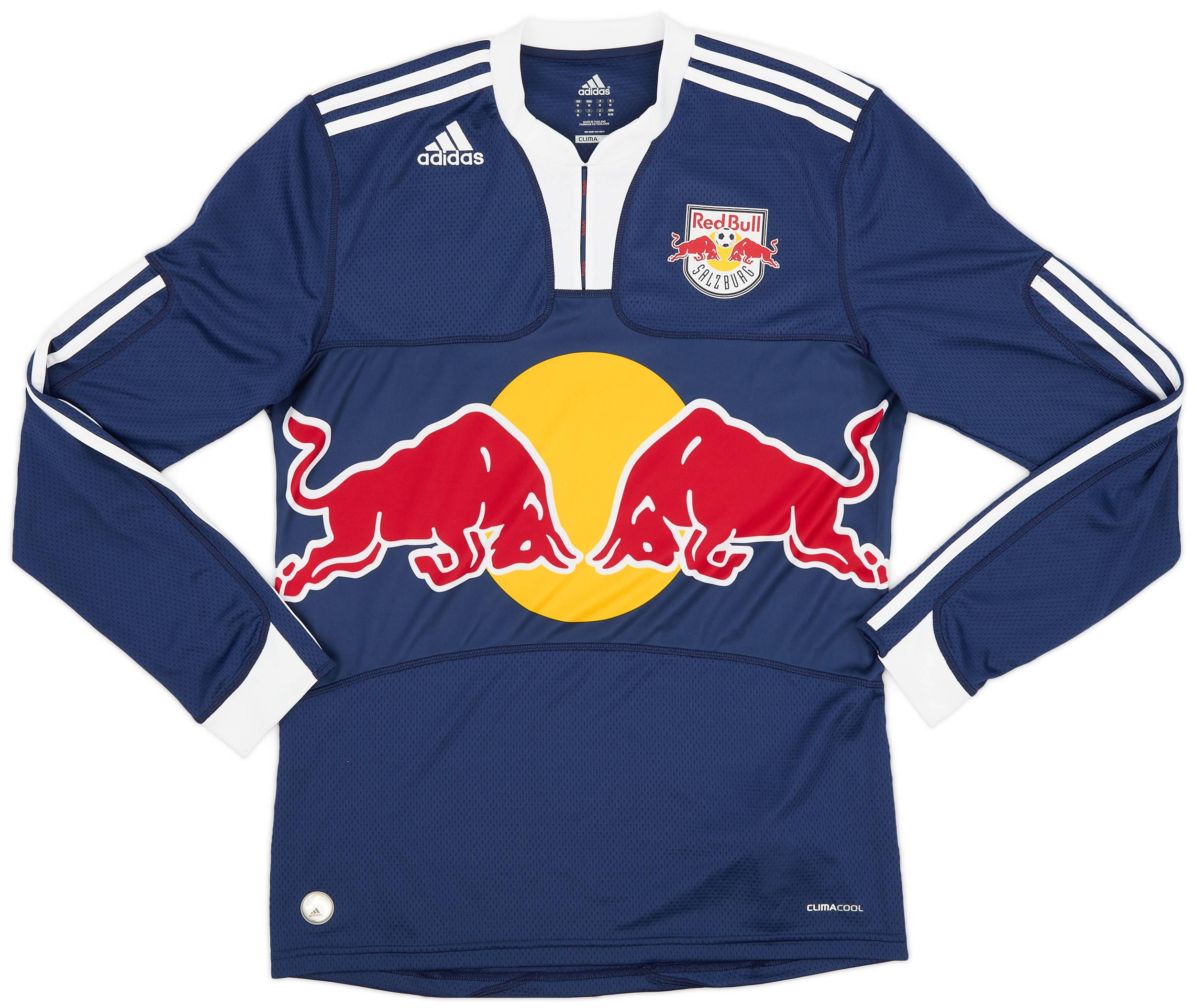 2009-10 Red Bull Salzburg Away L/S Shirt #4 - 8/10 - (M)