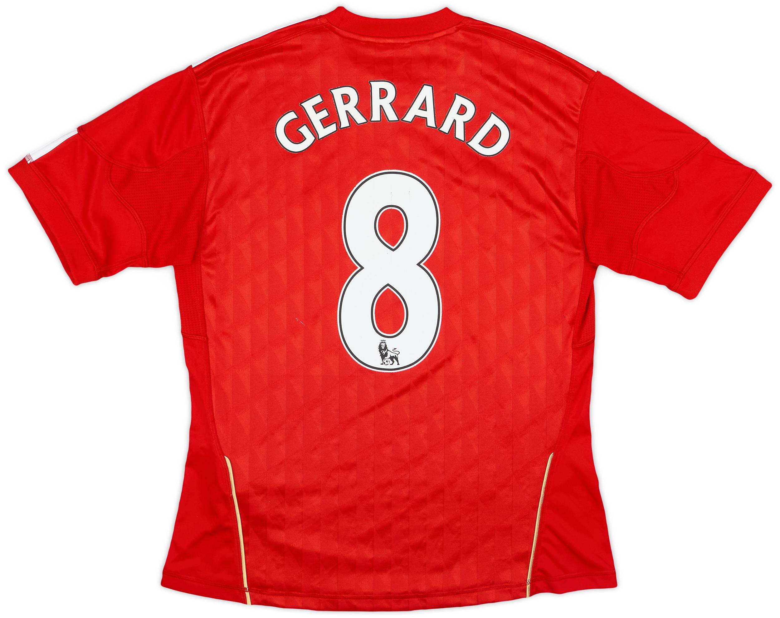 2010-12 Liverpool Home Shirt Gerrard #8 - 4/10 - (Women's M)