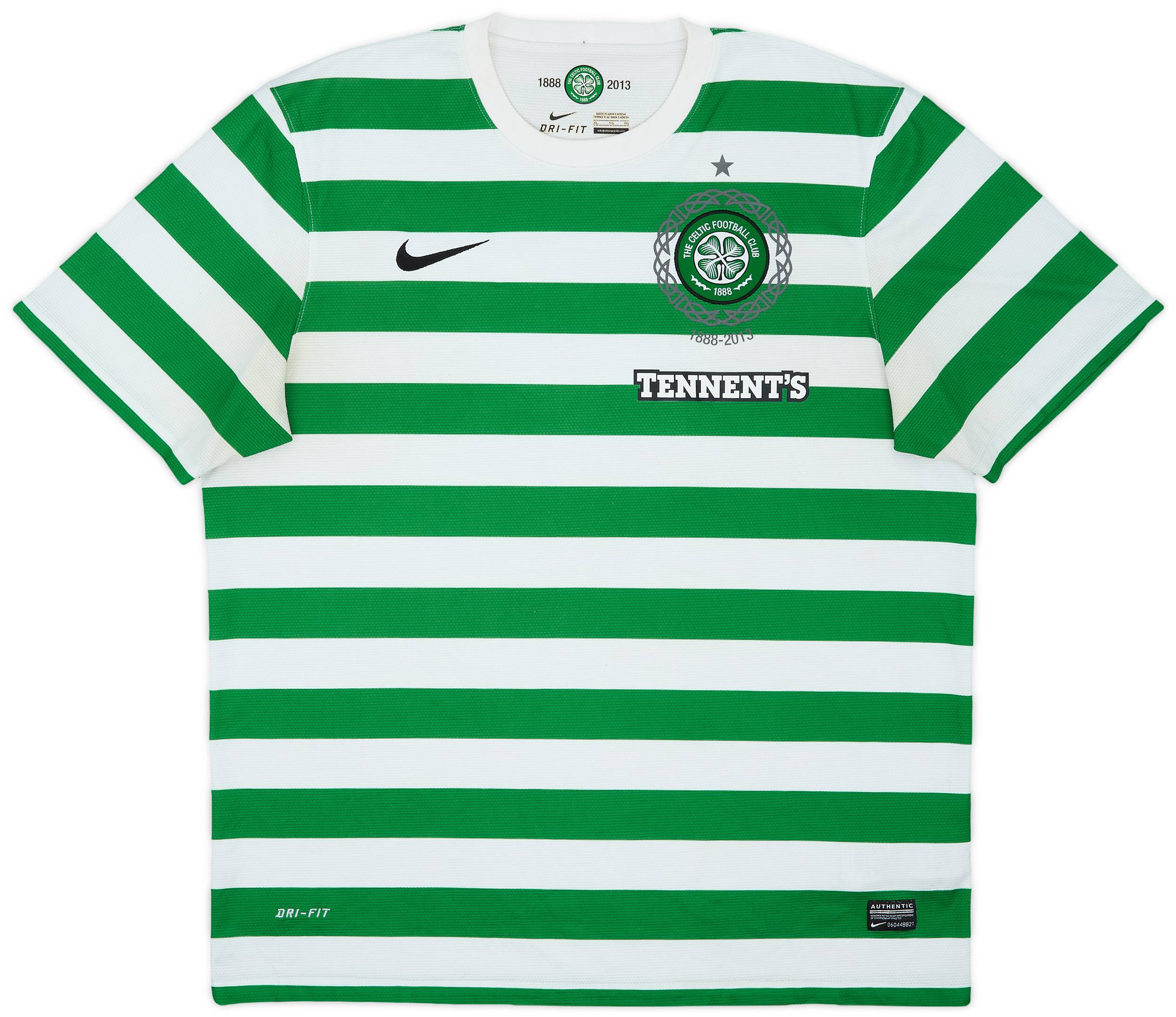 2012-13 Celtic '125th Anniversary' Home Shirt - 8/10 - (XL)