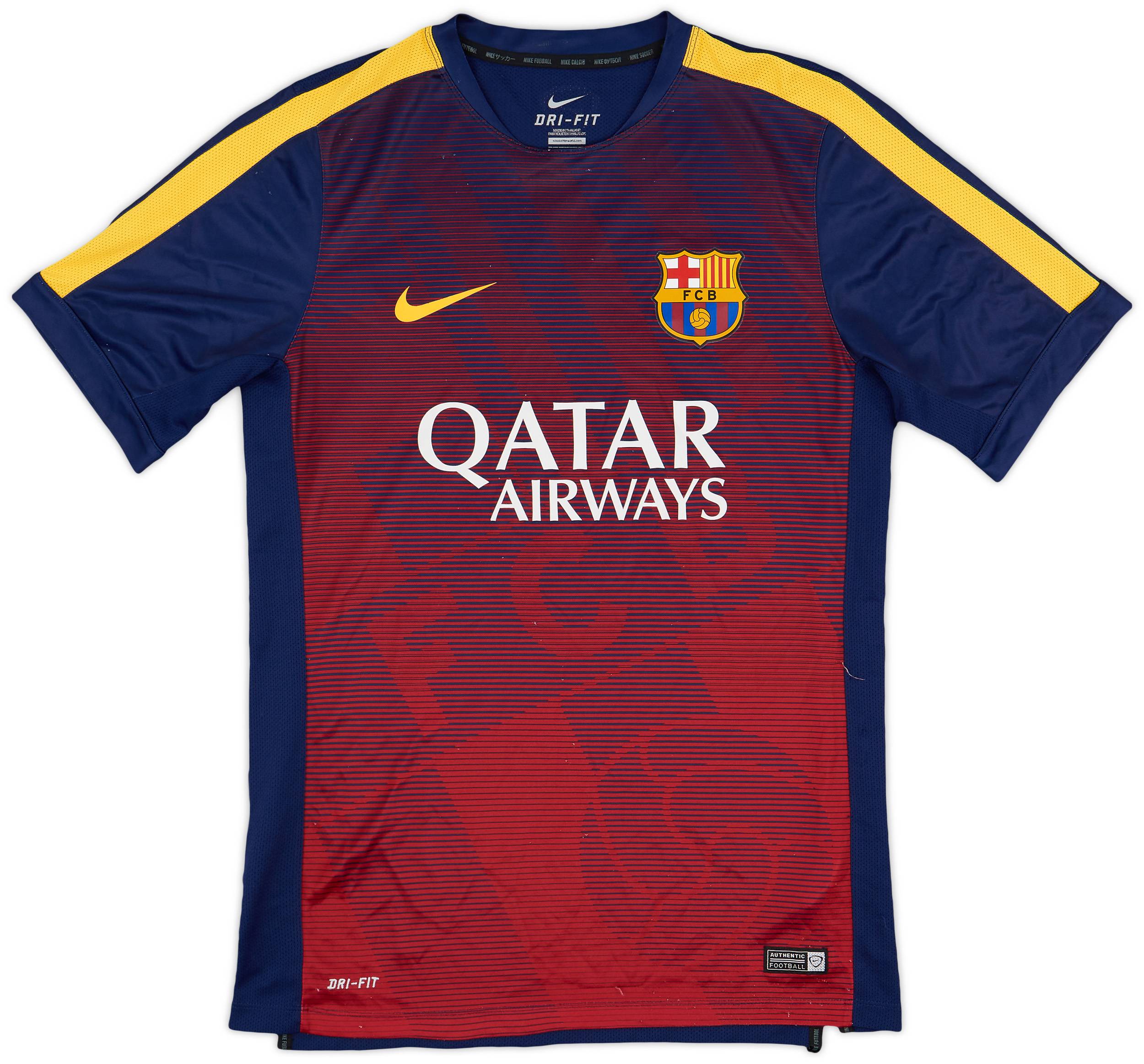 2015-16 Barcelona Nike Training Shirt - 7/10 - (M)