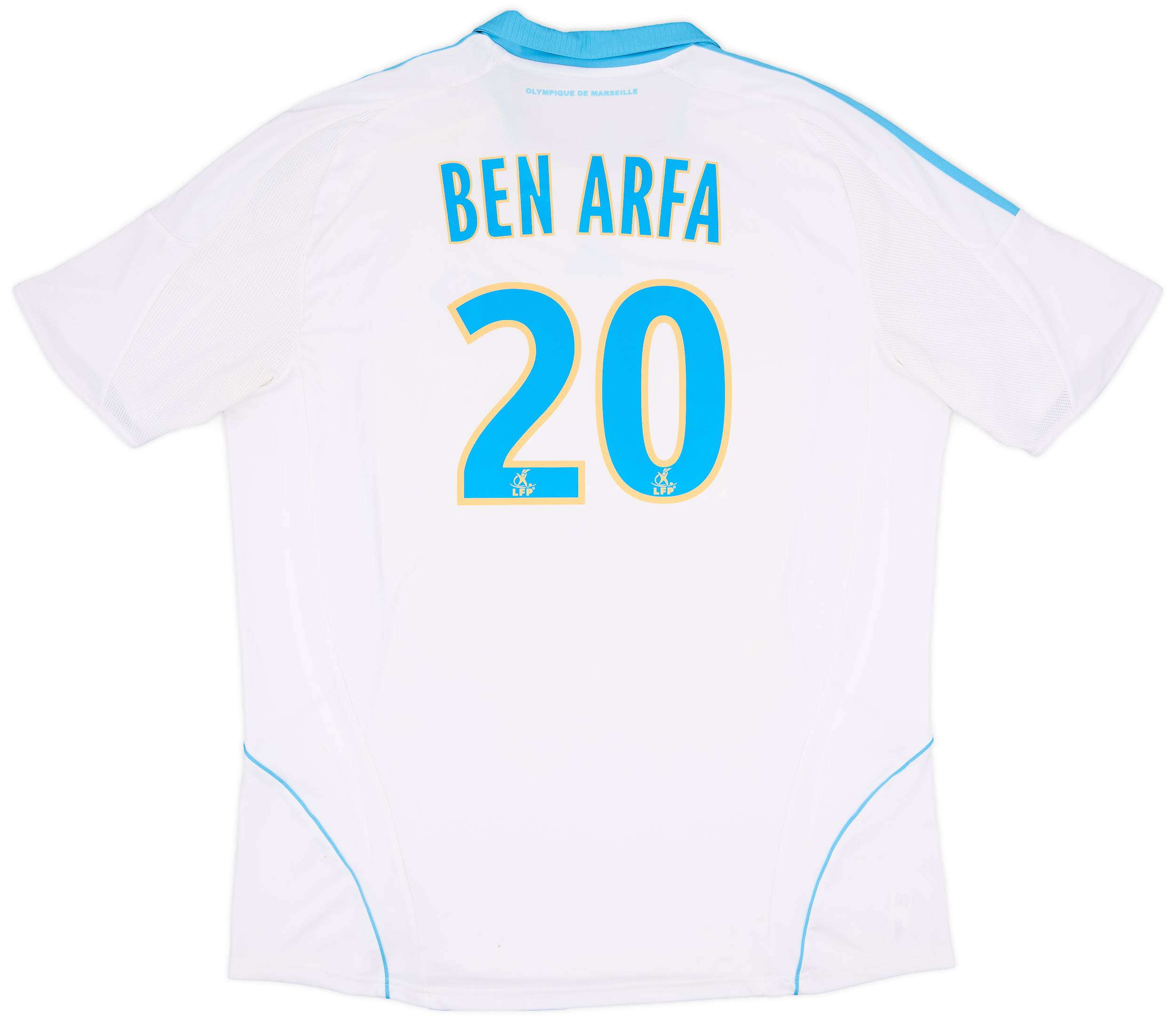2008-09 Olympique Marseille Home Shirt Ben Arfa #20 - 6/10 - (XXL)