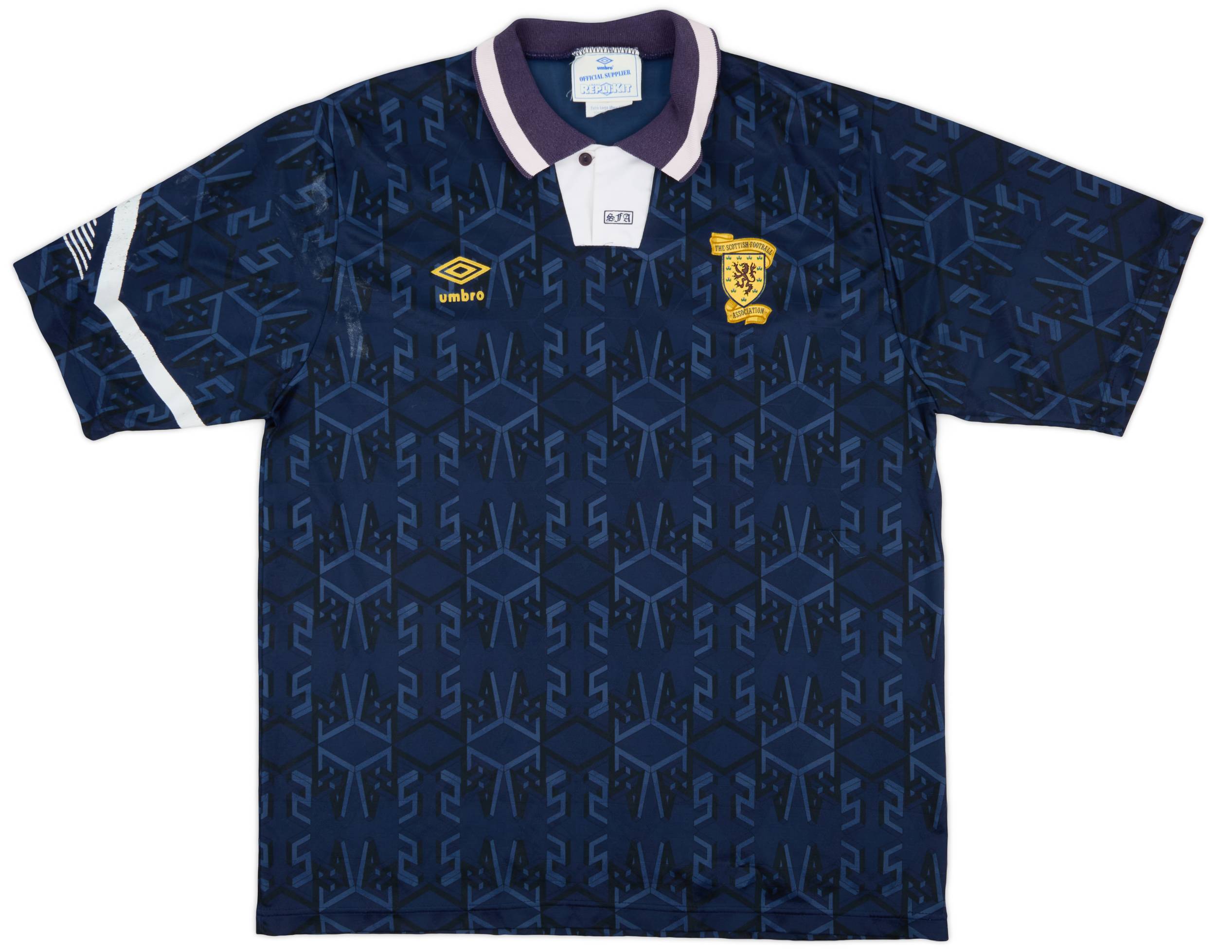 1991-94 Scotland Home Shirt - 7/10 - (XL)