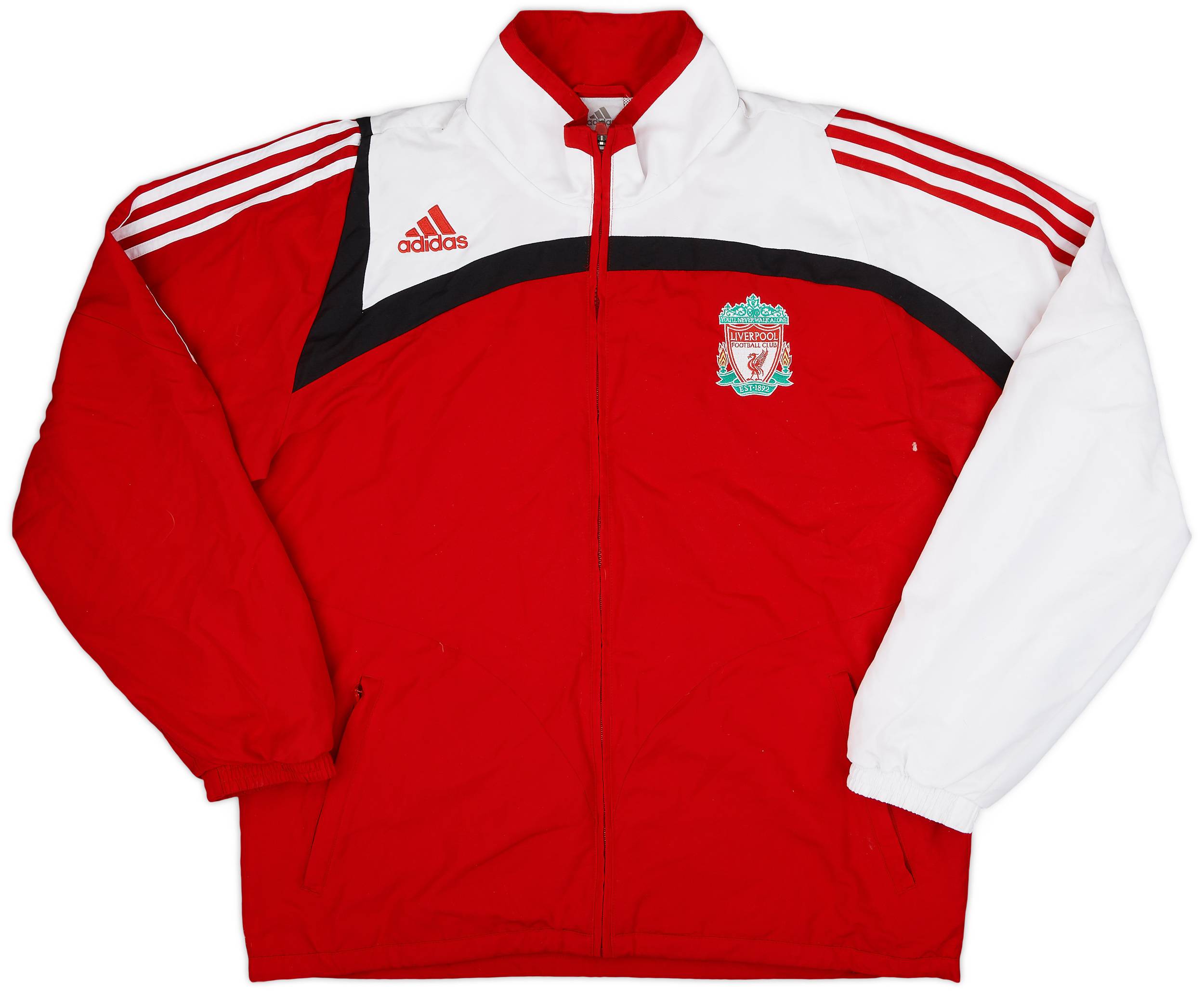 2007-08 Liverpool adidas Track Jacket - 8/10 - (L/XL)