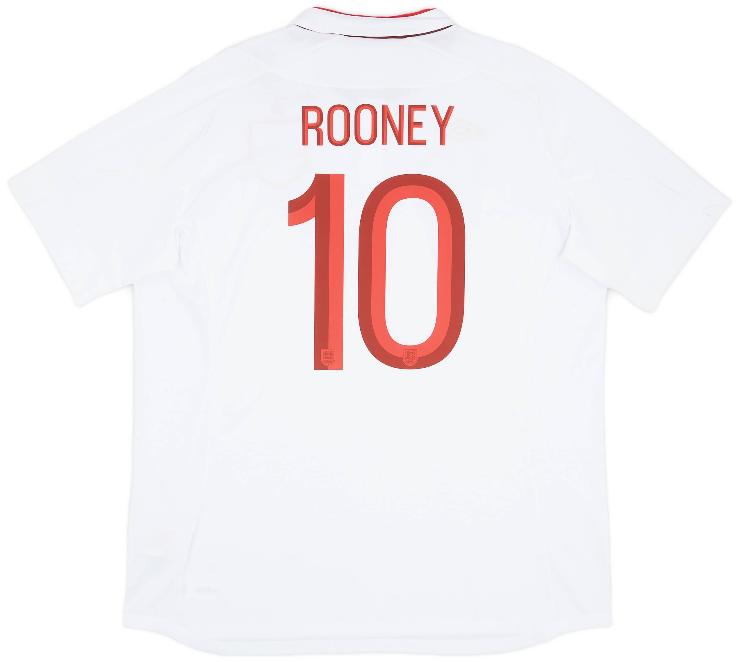 2012-13 England Home Shirt Rooney #10 (XXL)