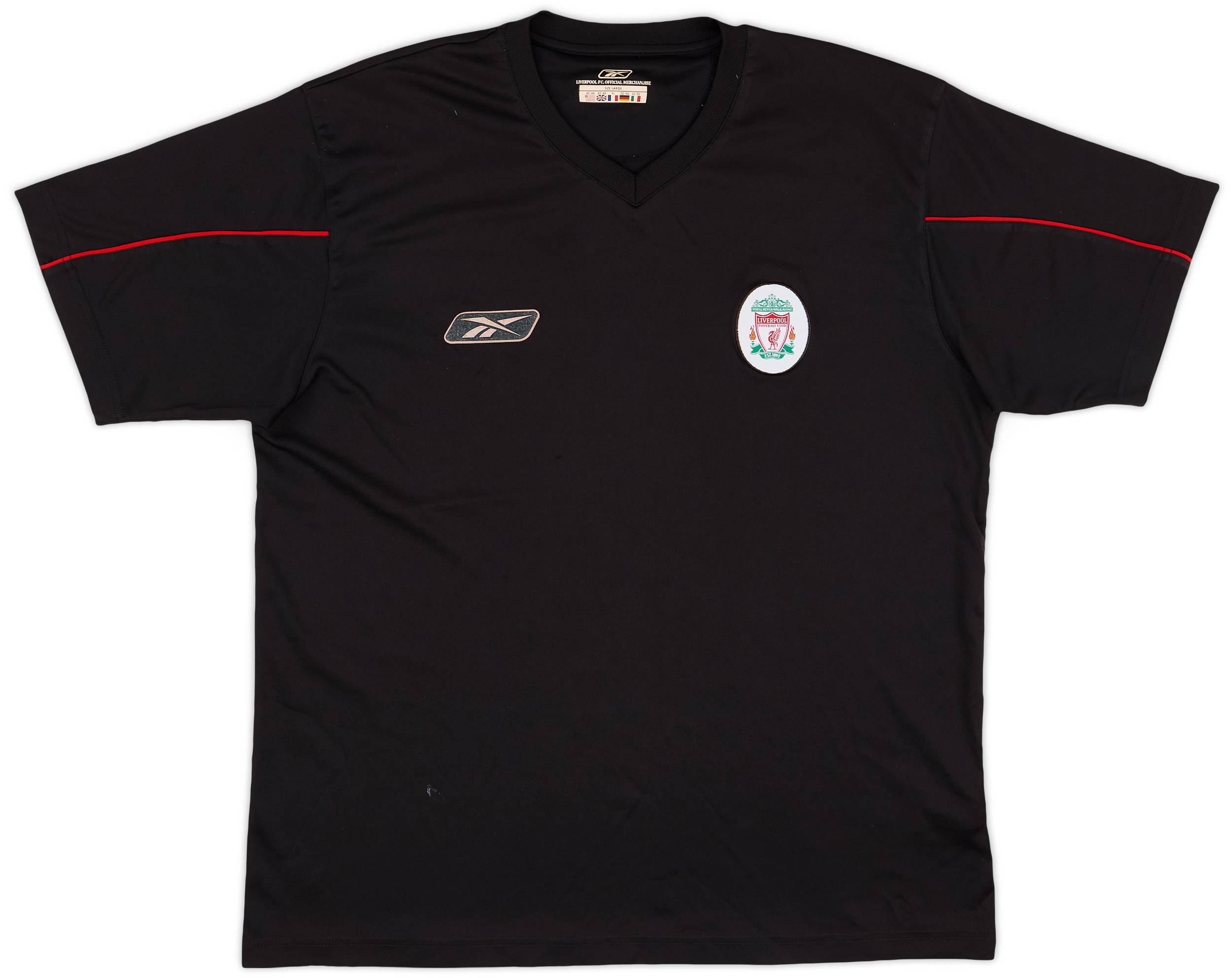 2002-03 Liverpool Reebok Training Shirt - 7/10 - (L)