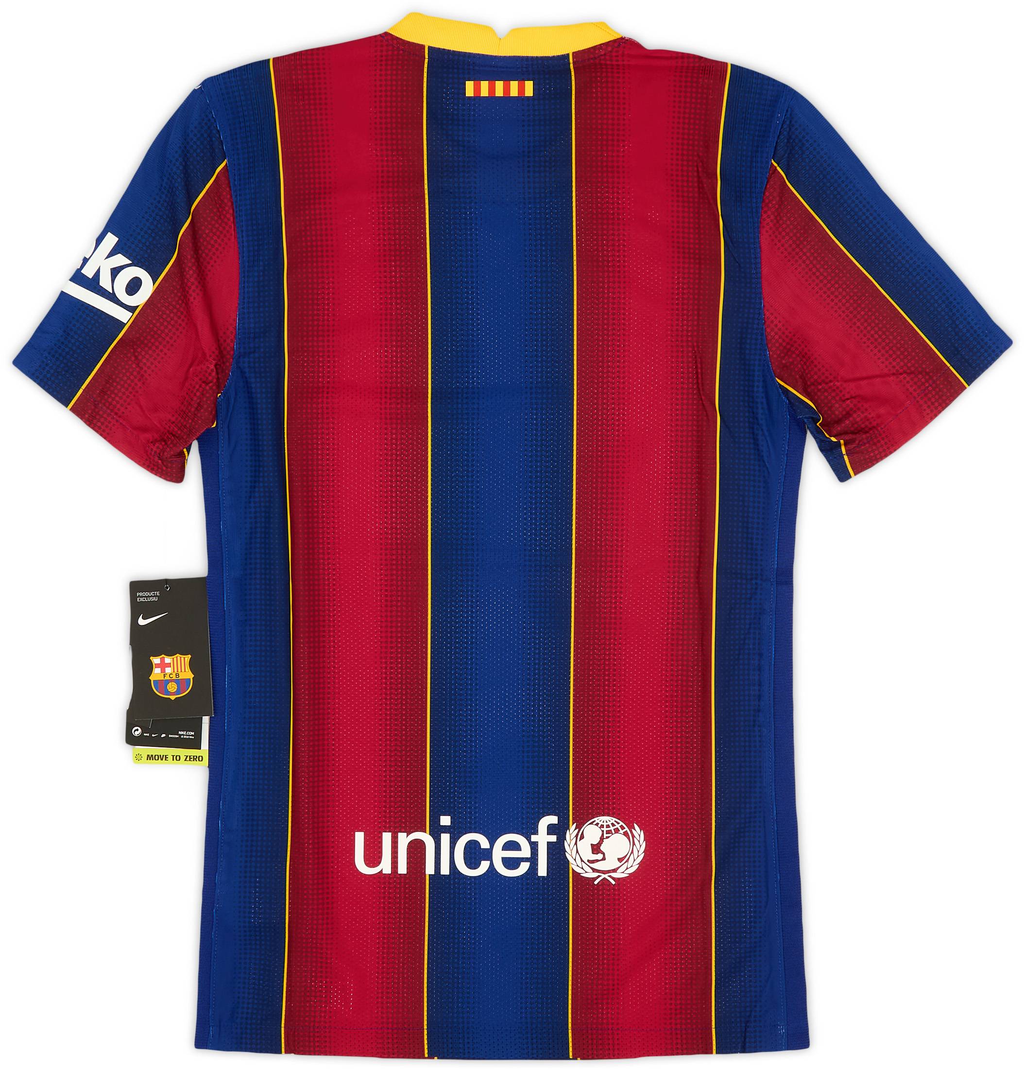 2020-21 Barcelona Authentic Home Shirt (XS)