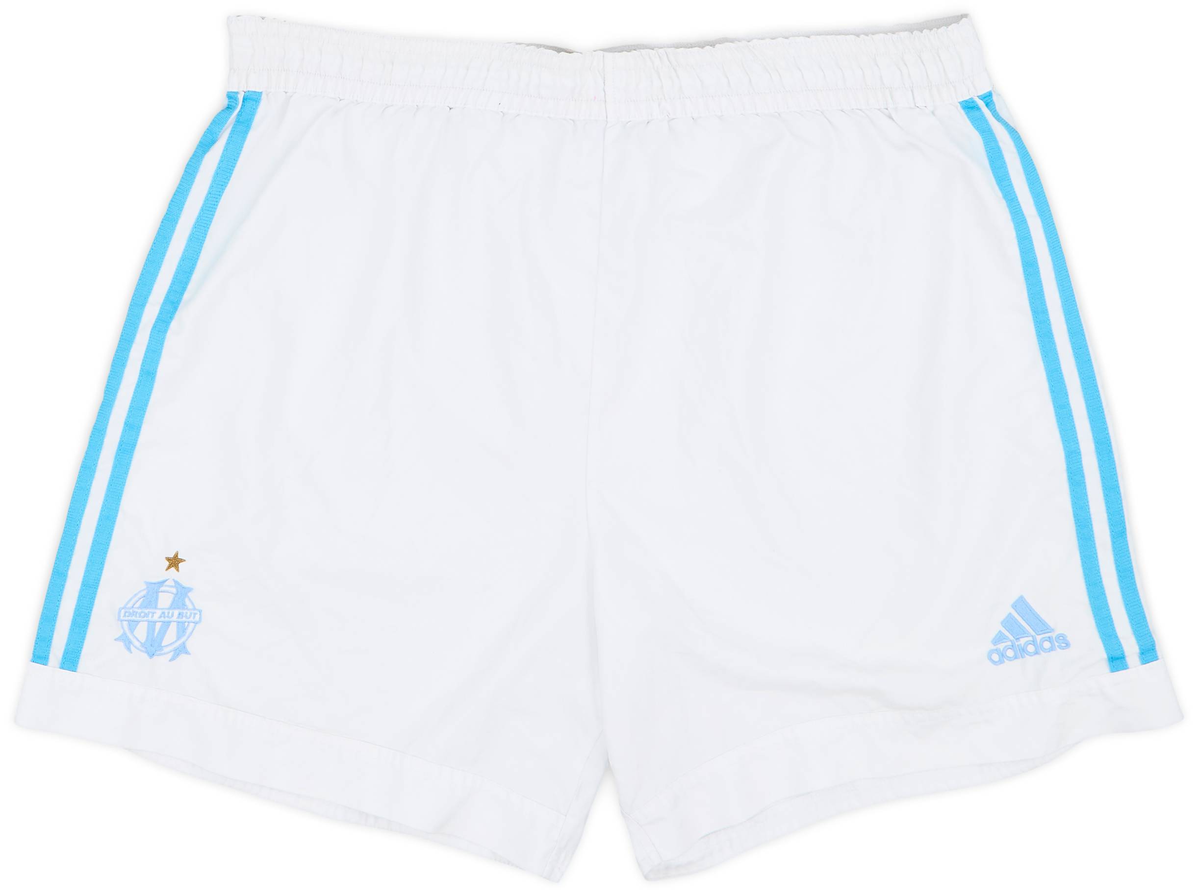 2002-03 Olympique Marseille Home Shorts - 5/10 - (XL)
