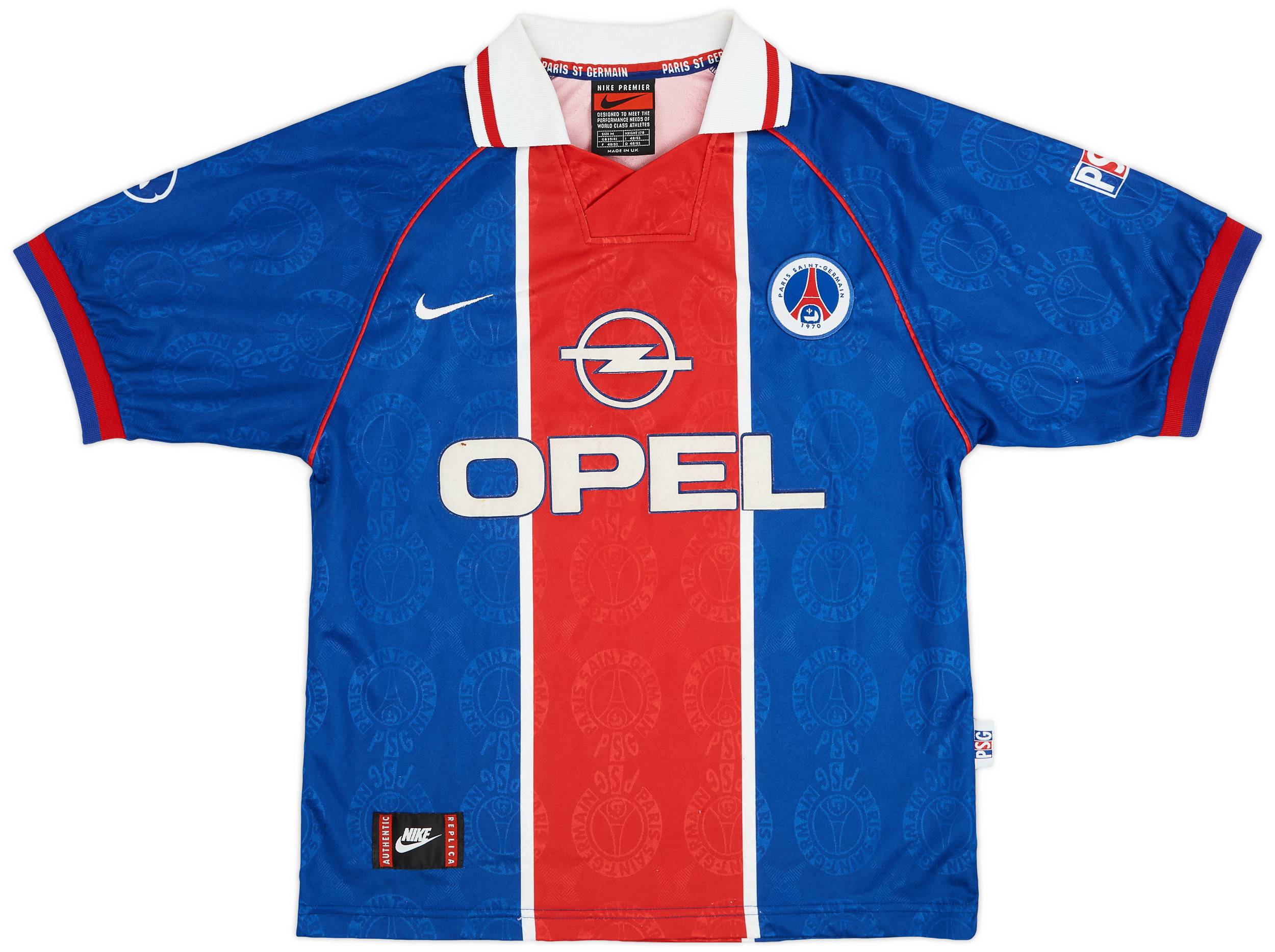 1996-97 Paris Saint-Germain Home Shirt - 8/10 - (M)