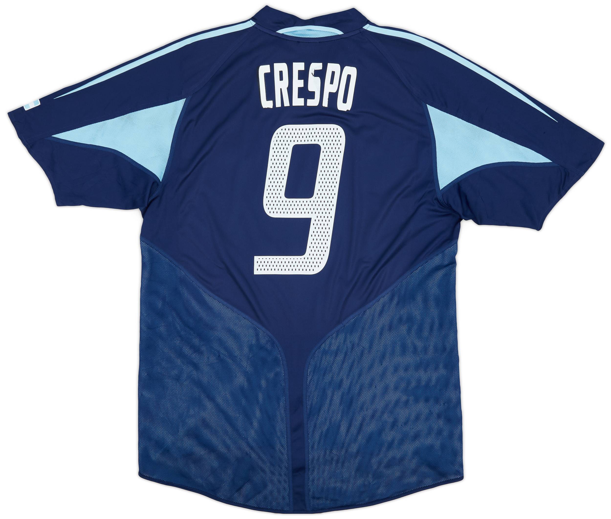 2004-05 Argentina Away Shirt Crespo #9 - 5/10 - (L)