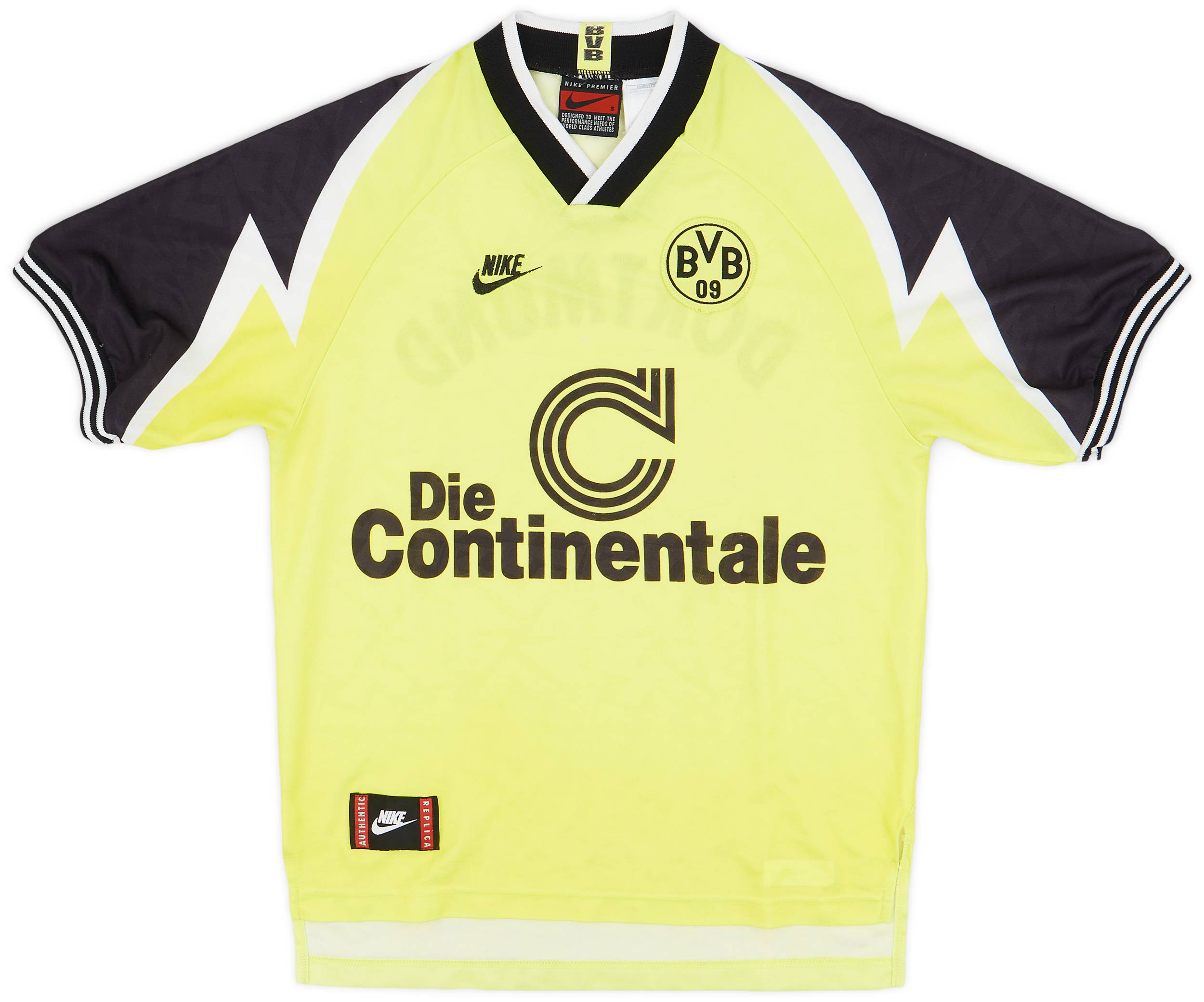 1995-96 Borussia Dortmund Home Shirt - 5/10 - (S)