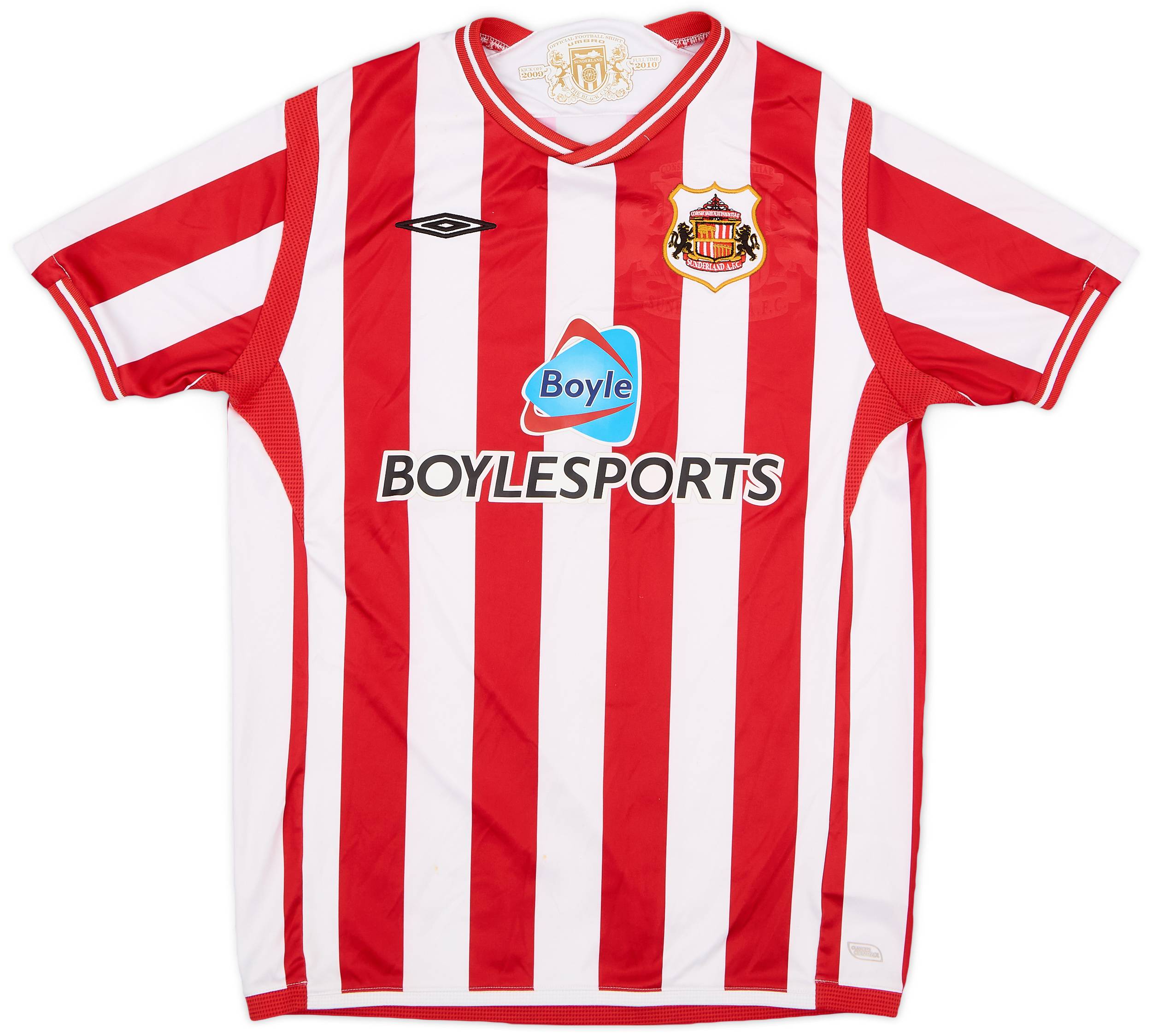 2009-10 Sunderland Home Shirt - 7/10 - (XL.Boys)