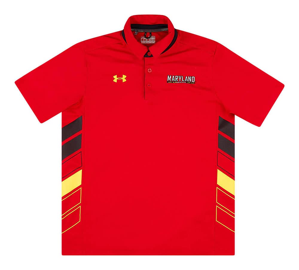 2010s Maryland Terrapins Under Armour Polo Shirt L
