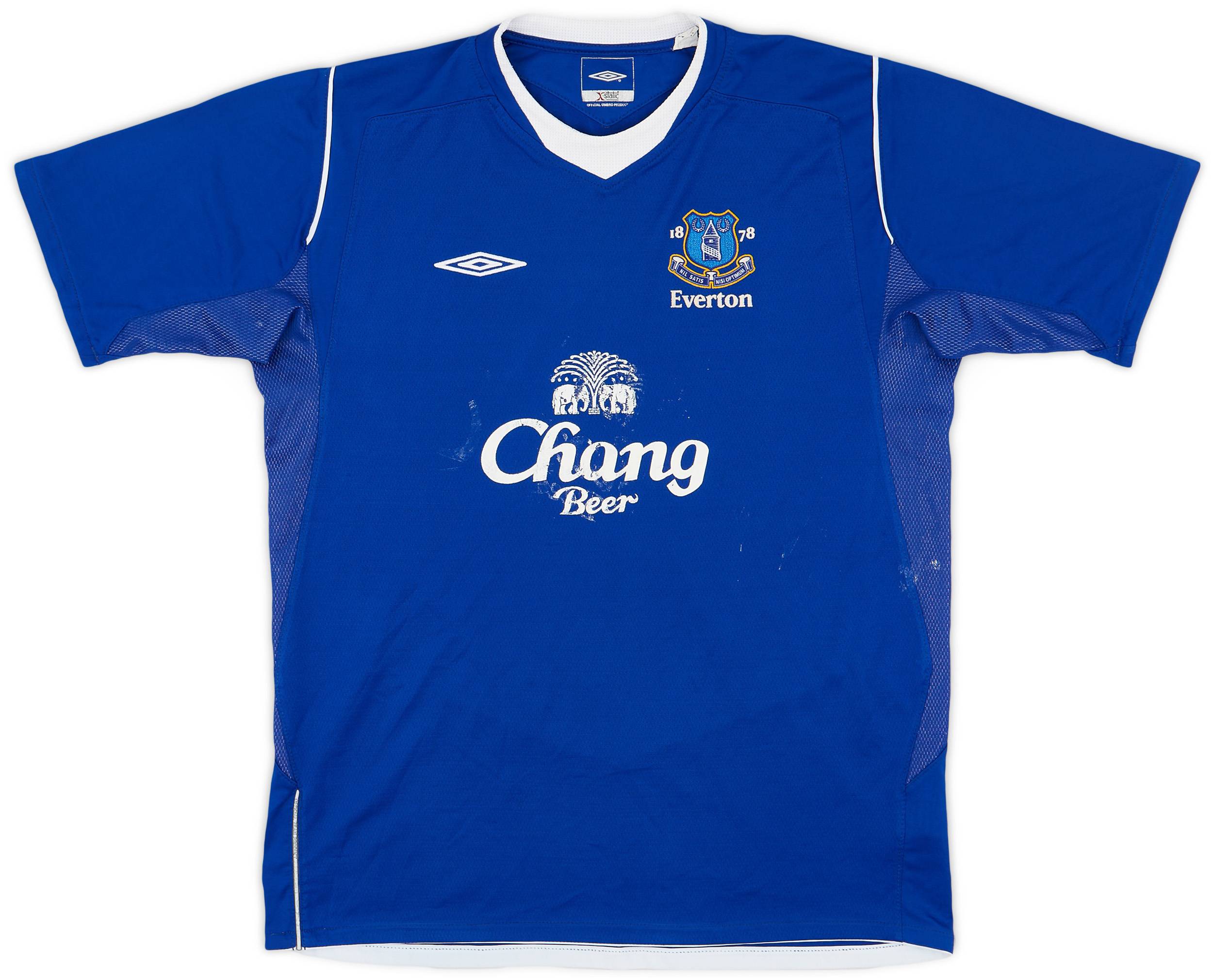 2004-05 Everton Home Shirt - 5/10 - (XL.Boys)