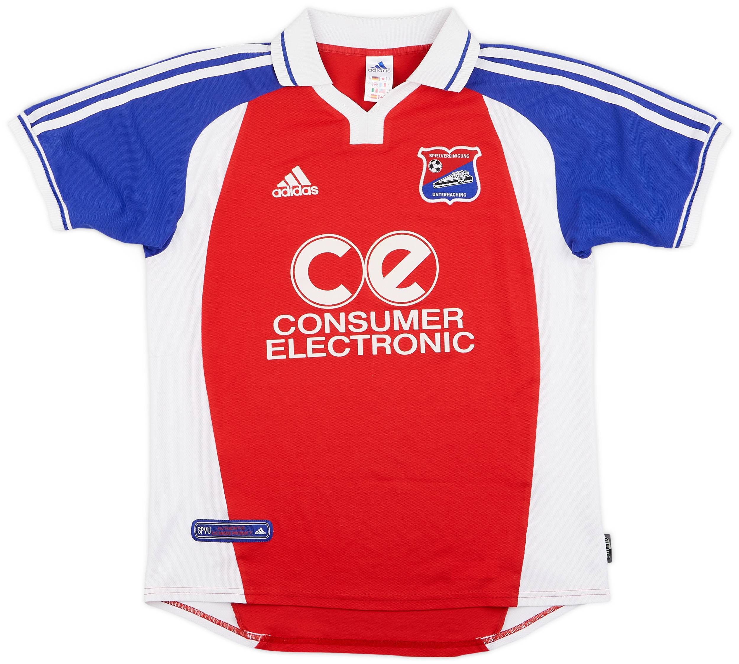 2000-02 Unterhaching Home Shirt - 9/10 - (XL.Boys)