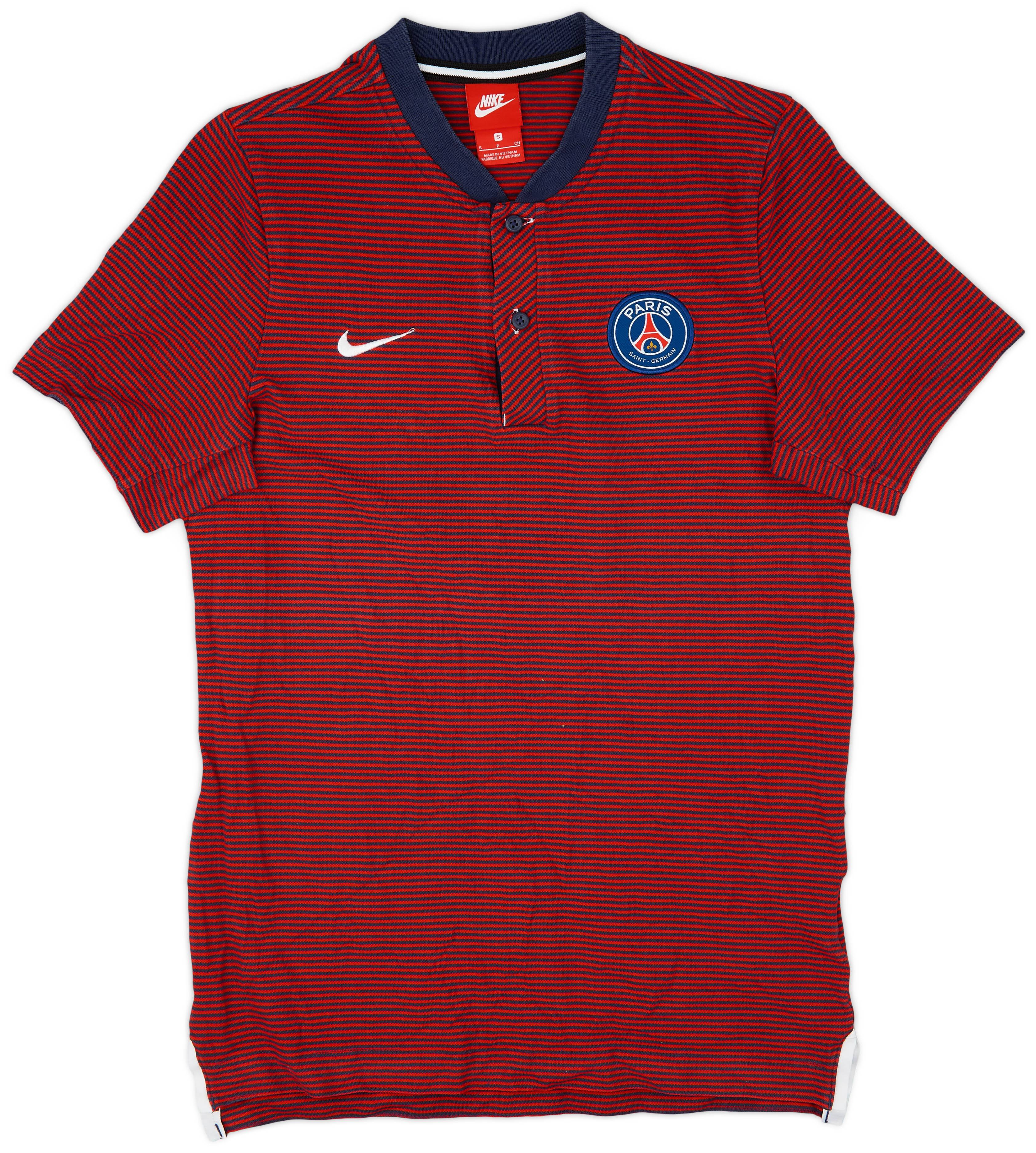 2017-18 Paris Saint-Germain Nike Polo Shirt - 9/10 - (S)