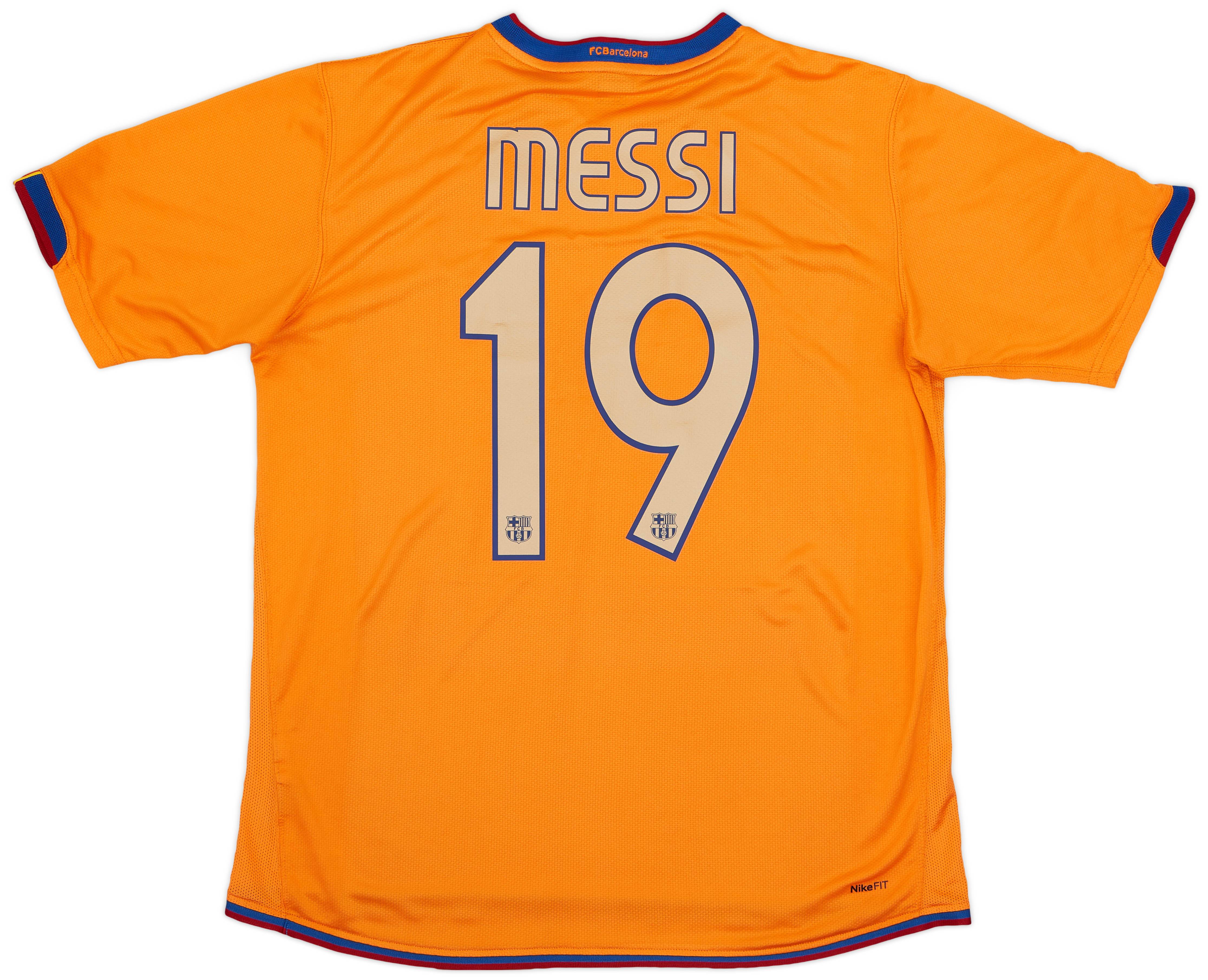 2006-08 Barcelona Away Shirt Messi #19 - 8/10 - (L)