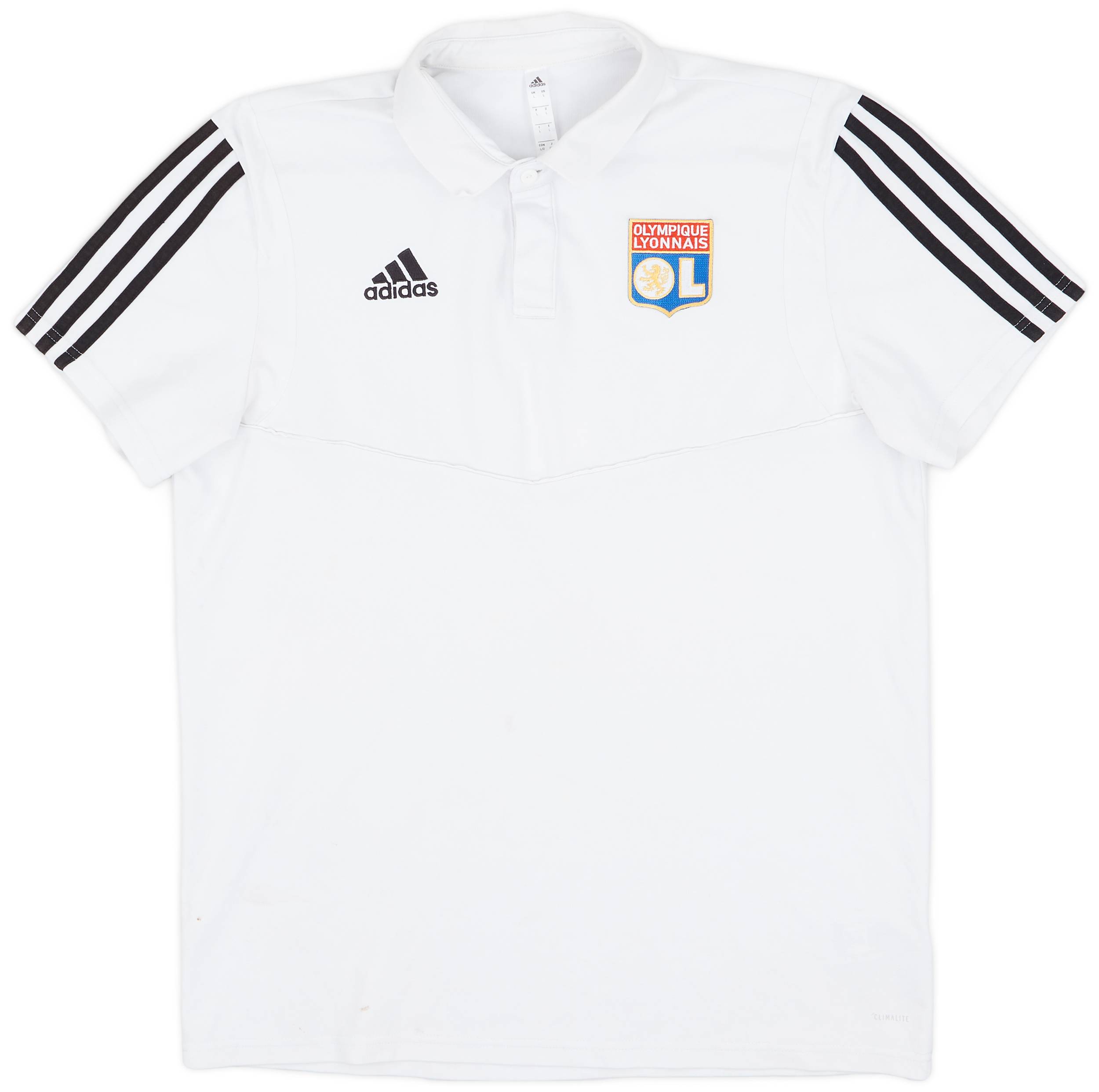 2018-19 Lyon adidas Polo Shirt - 6/10 - (L)