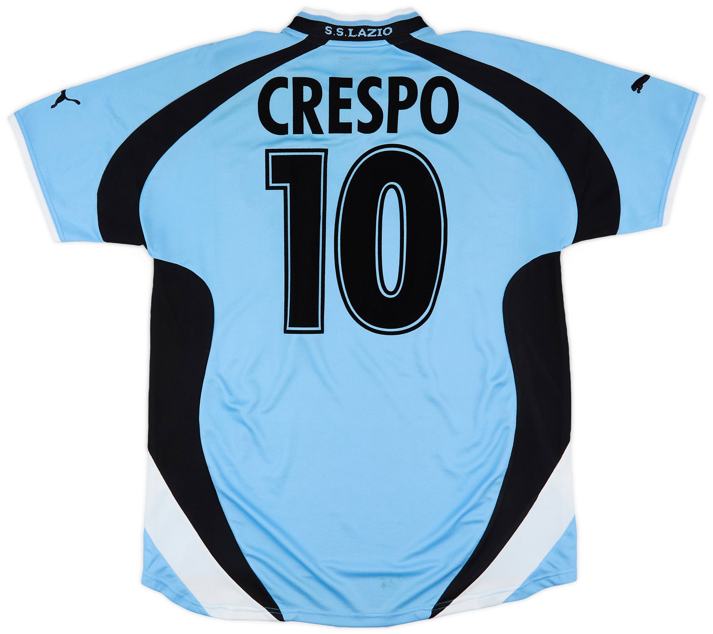 2000-01 Lazio Home Shirt Crespo #10 - 6/10 - (L)