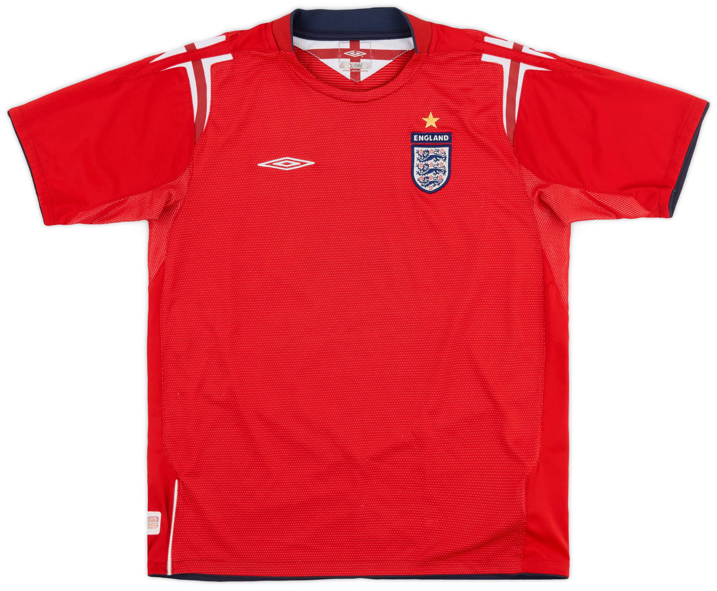 2004-06 England Away Shirt - 8/10 - (XL.Boys)