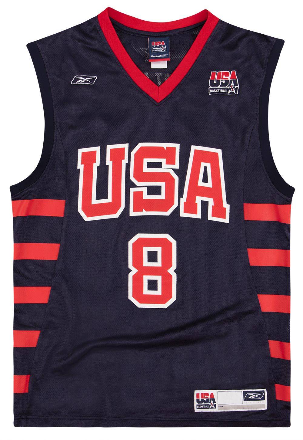2004 USA Bryant #8 Reebok Jersey (Away) M