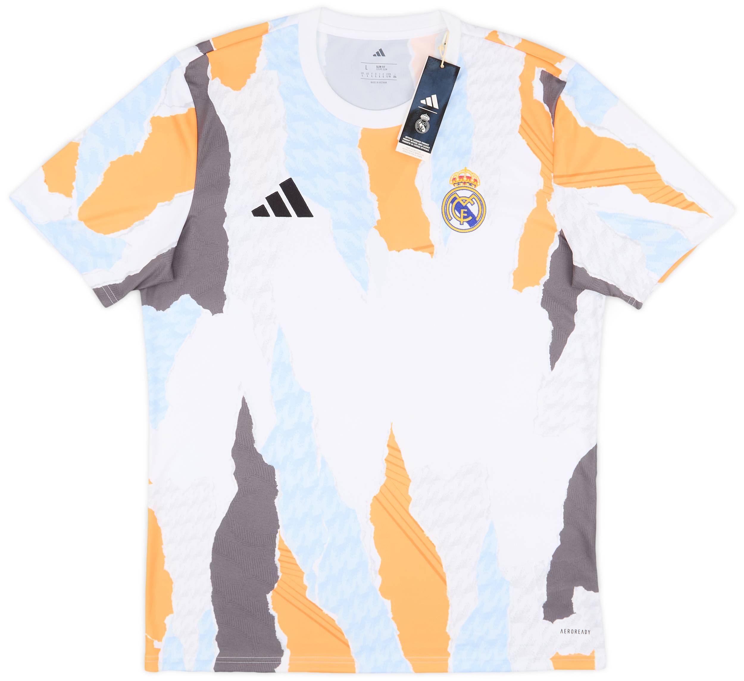 2024-25 Real Madrid adidas Pre-Match Shirt