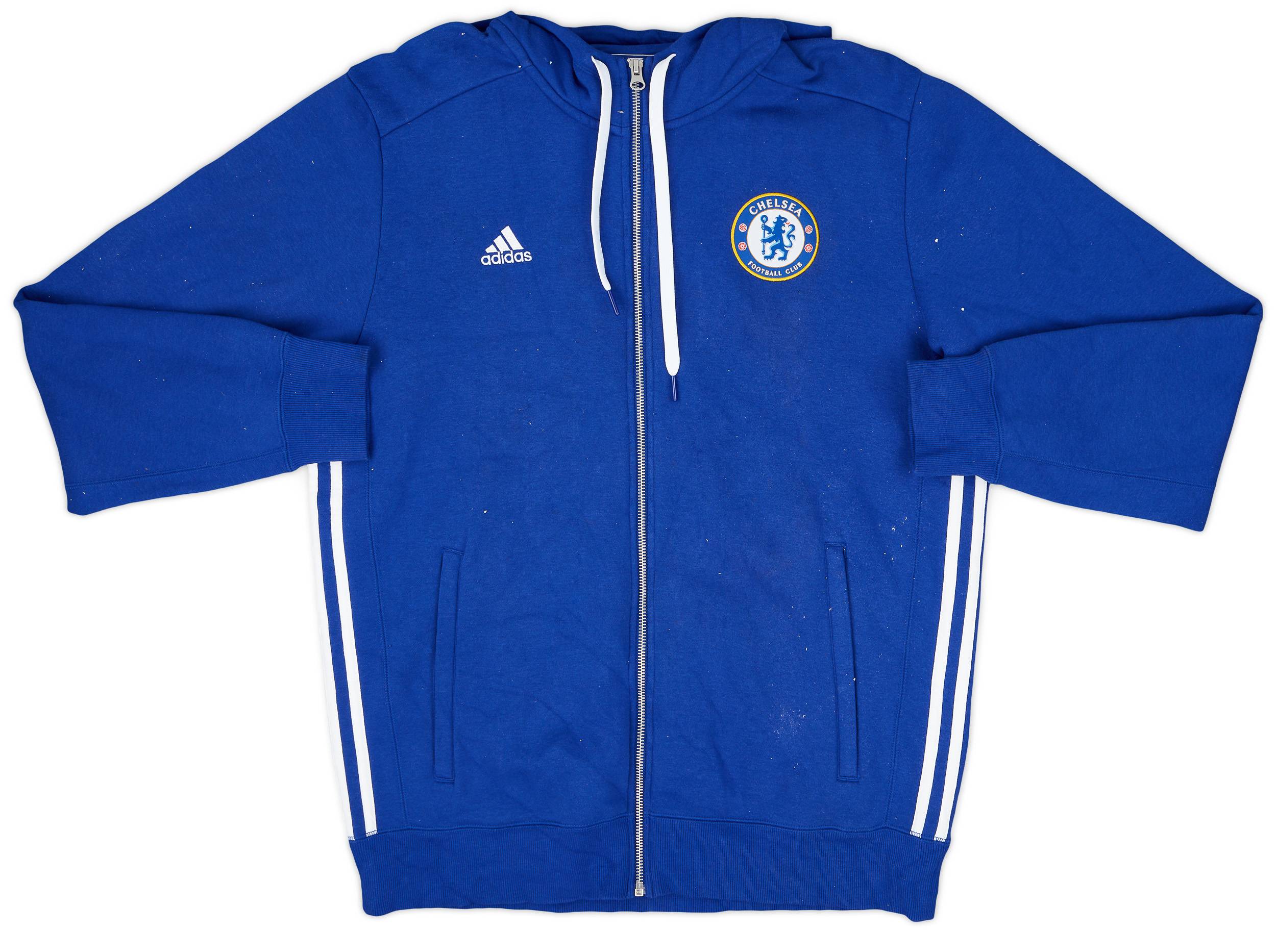 2016-17 Chelsea adidas Hooded Track Jacket - 8/10 - (L)