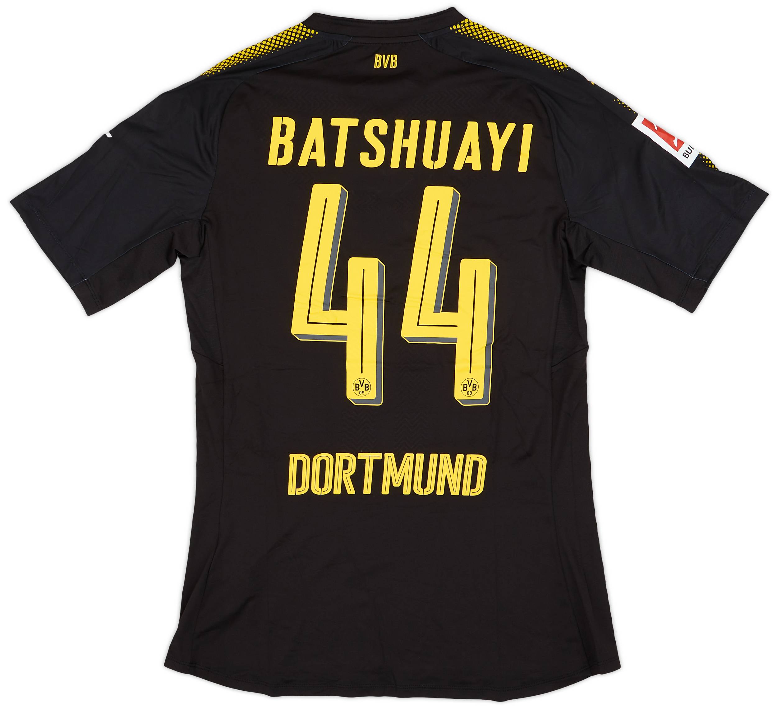 2017-18 Borussia Dortmund Match Issue Away Shirt Batshuayi #44