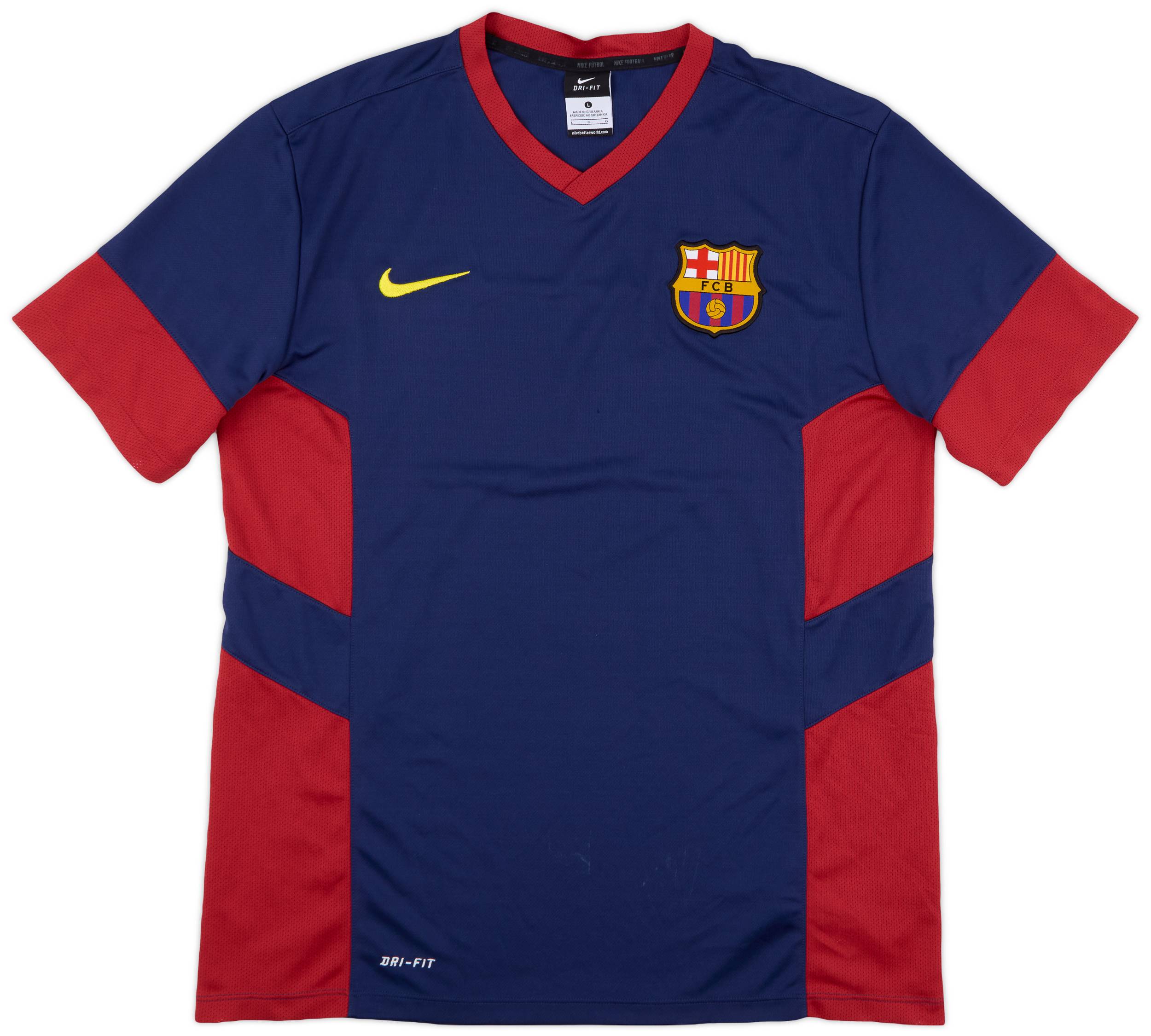 2013-14 Barcelona Nike Training Shirt - 8/10 - (L)