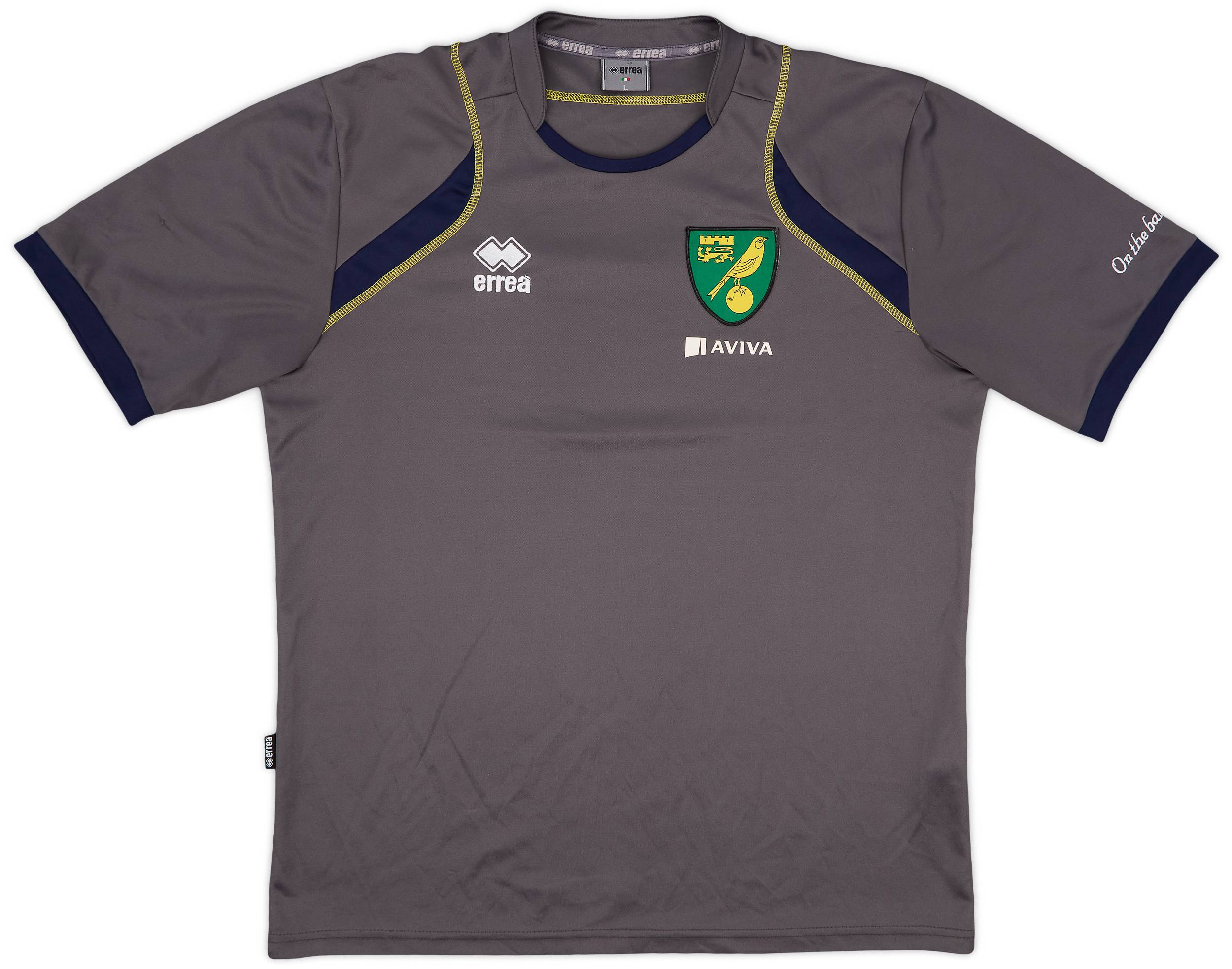 2011-12 Norwich Errea Training Shirt - 8/10 - (L)