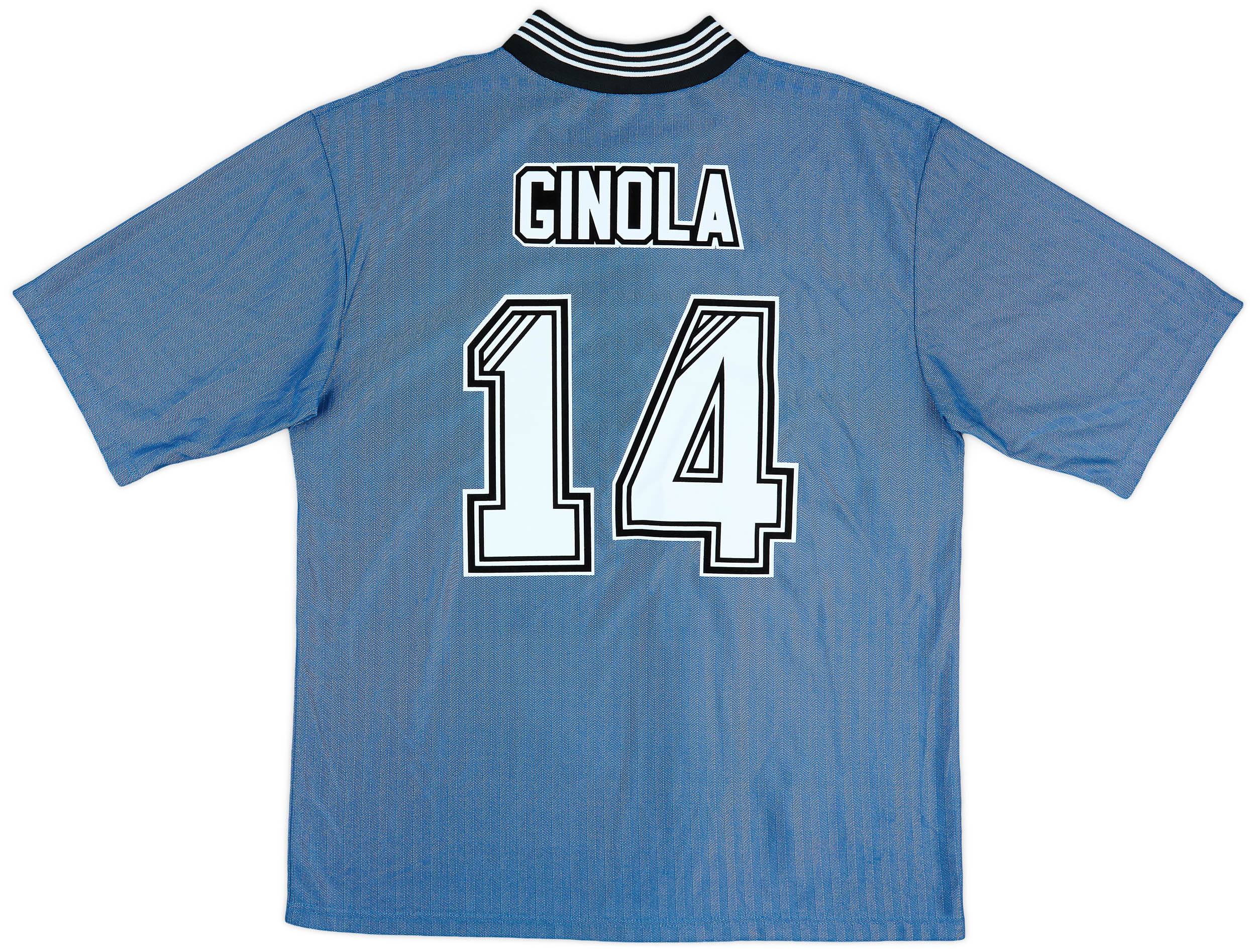 1996-97 Newcastle Away Shirt Ginola #14 - 9/10 - (XL)