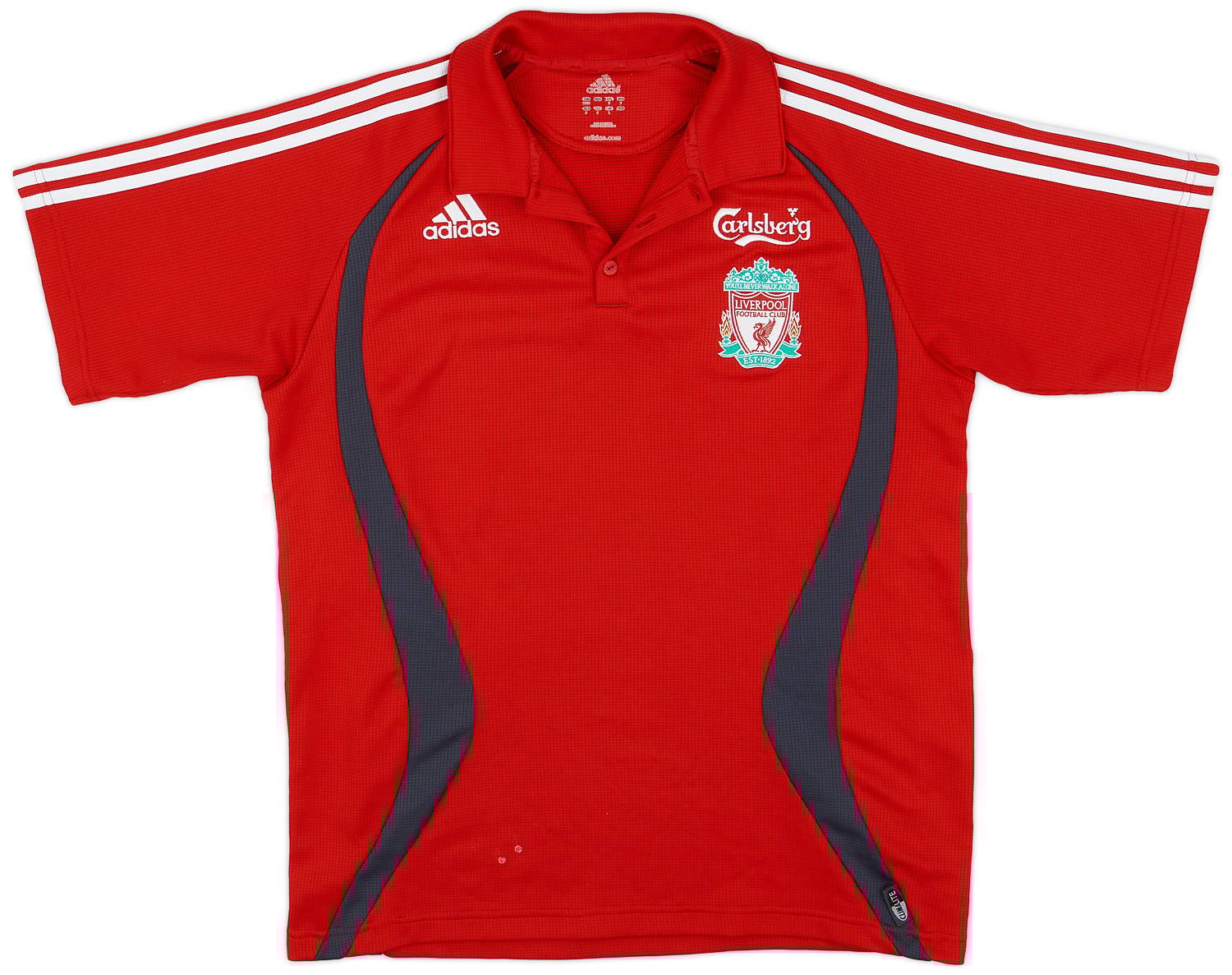 2006-07 Liverpool adidas Polo Shirt - 8/10 - (L)