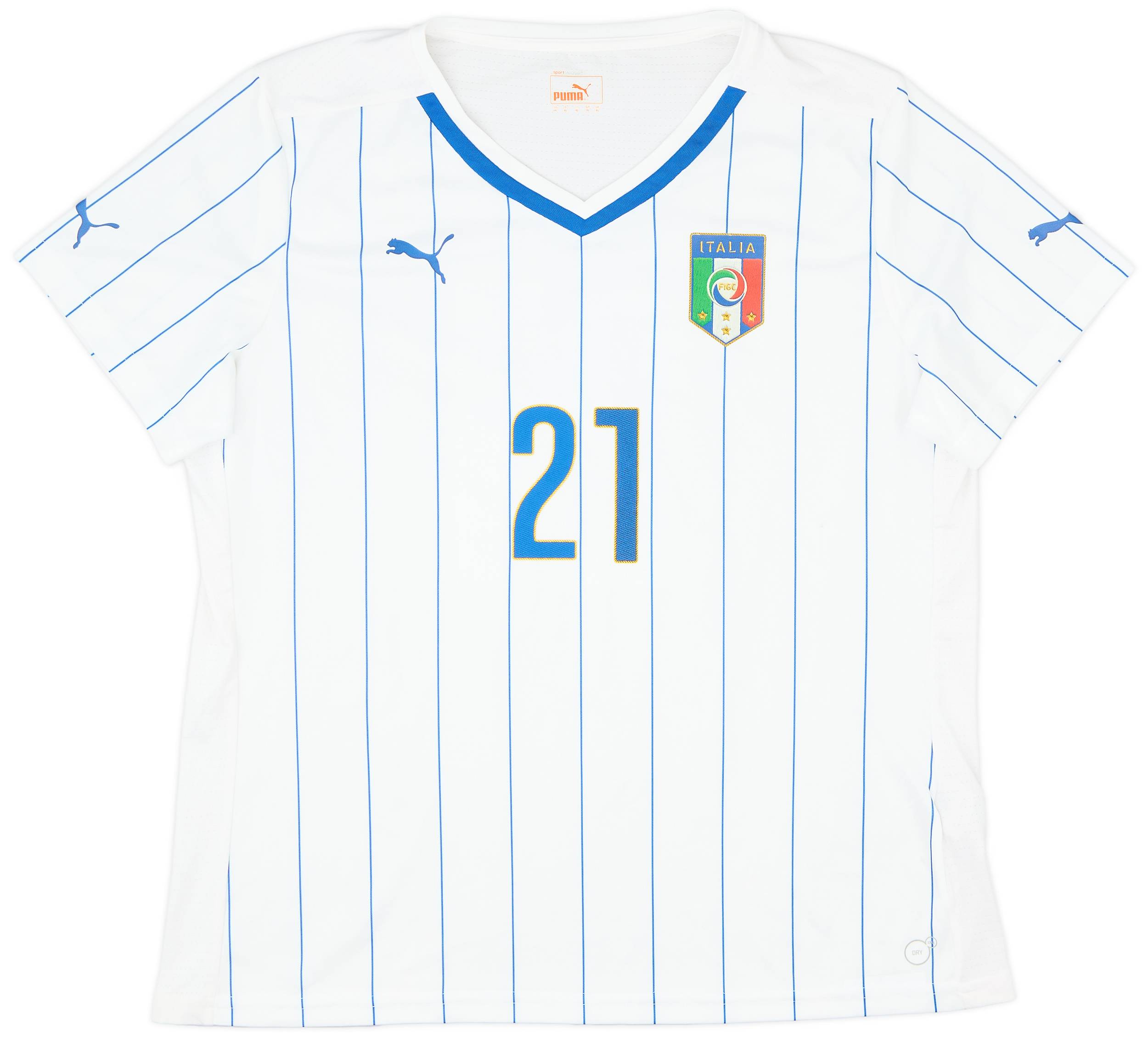 2014-15 Italy Away Shirt #21 - 8/10 - (Women's XL)