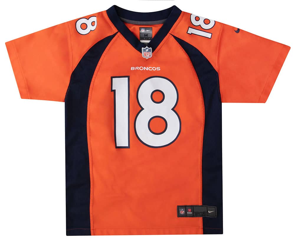 2013 15 Denver Broncos Manning 18 Nike Game Jersey Home Y