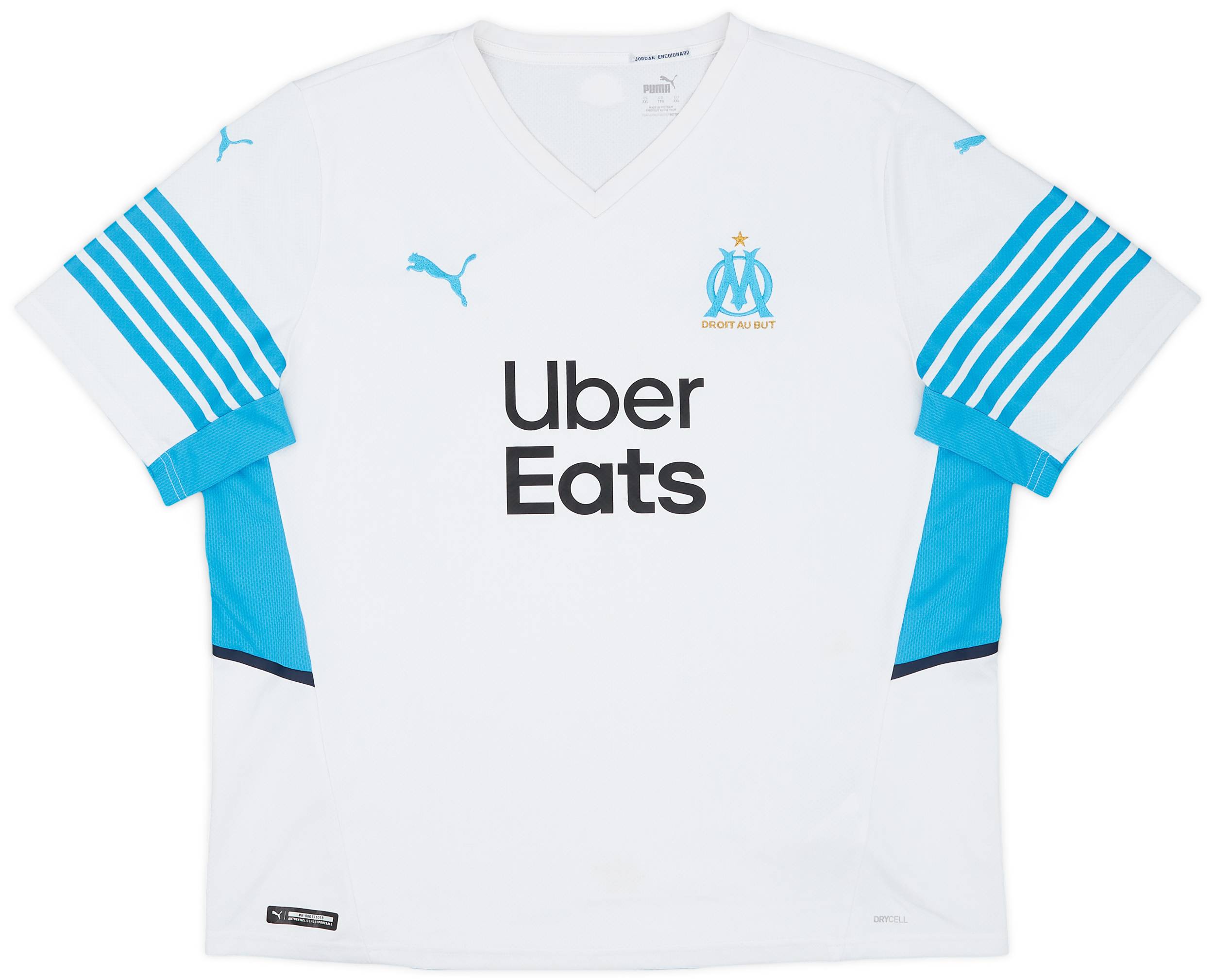2021-22 Olympique Marseille Home Shirt - 9/10 - (XXL)