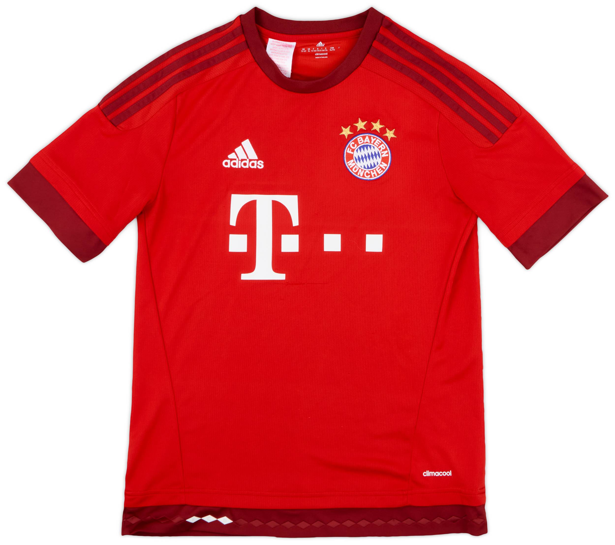 2015-16 Bayern Munich Home Shirt - 8/10 - (XL.Boys)