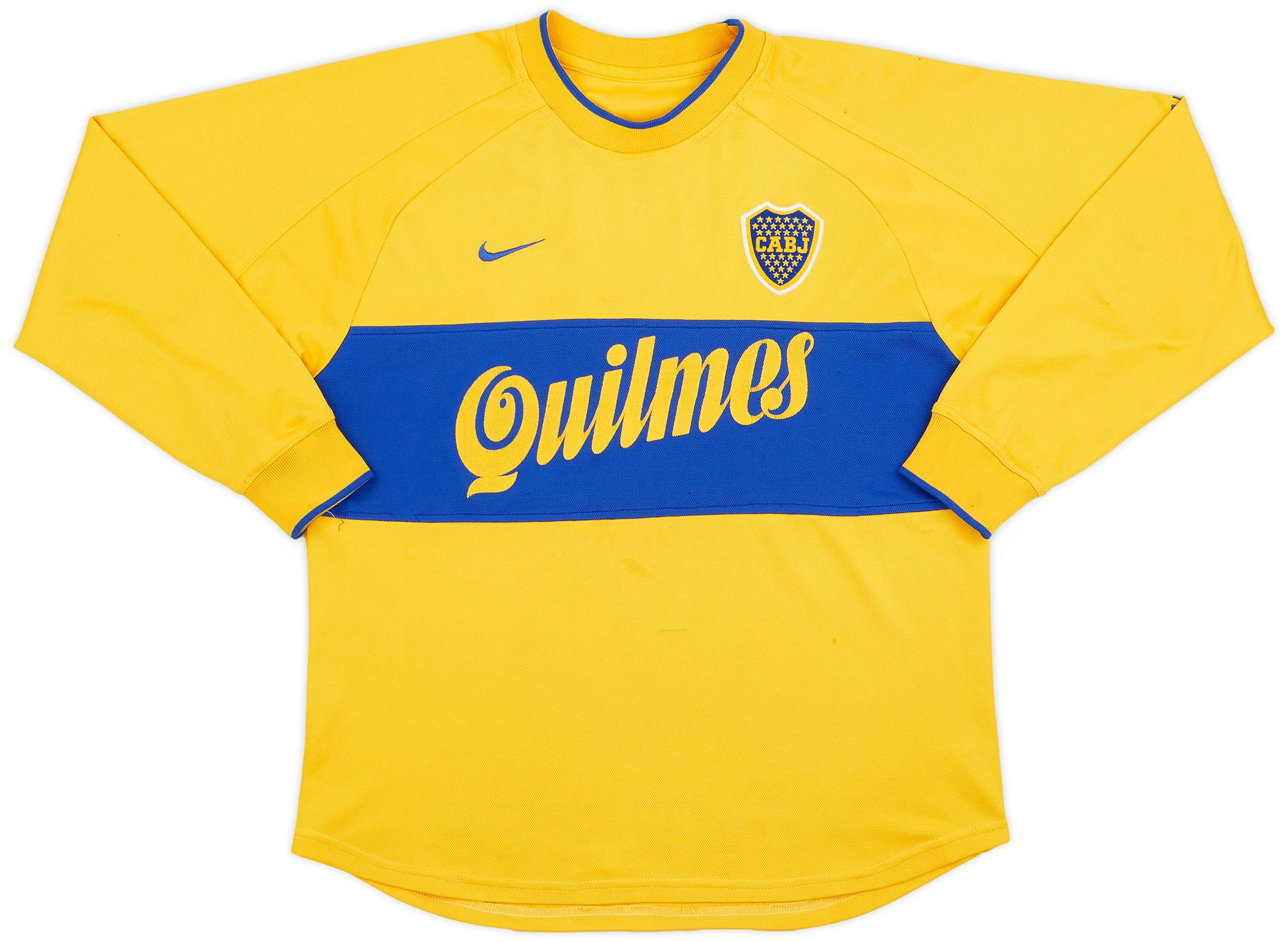 2000 01 Boca Juniors Away L S Shirt 8 10 S