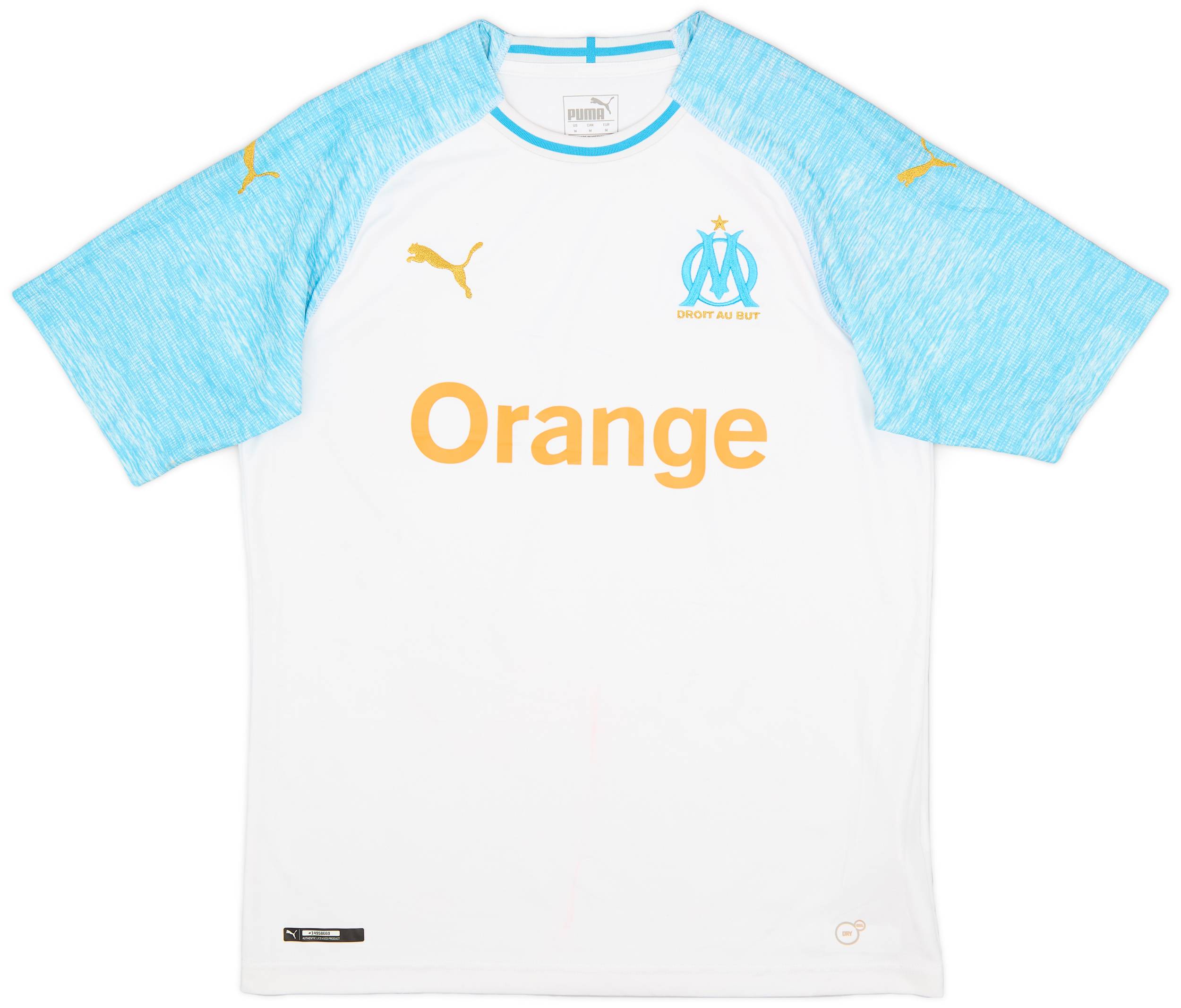 2018-19 Olympique Marseille EvoKnit Home Shirt - 5/10 - (M)