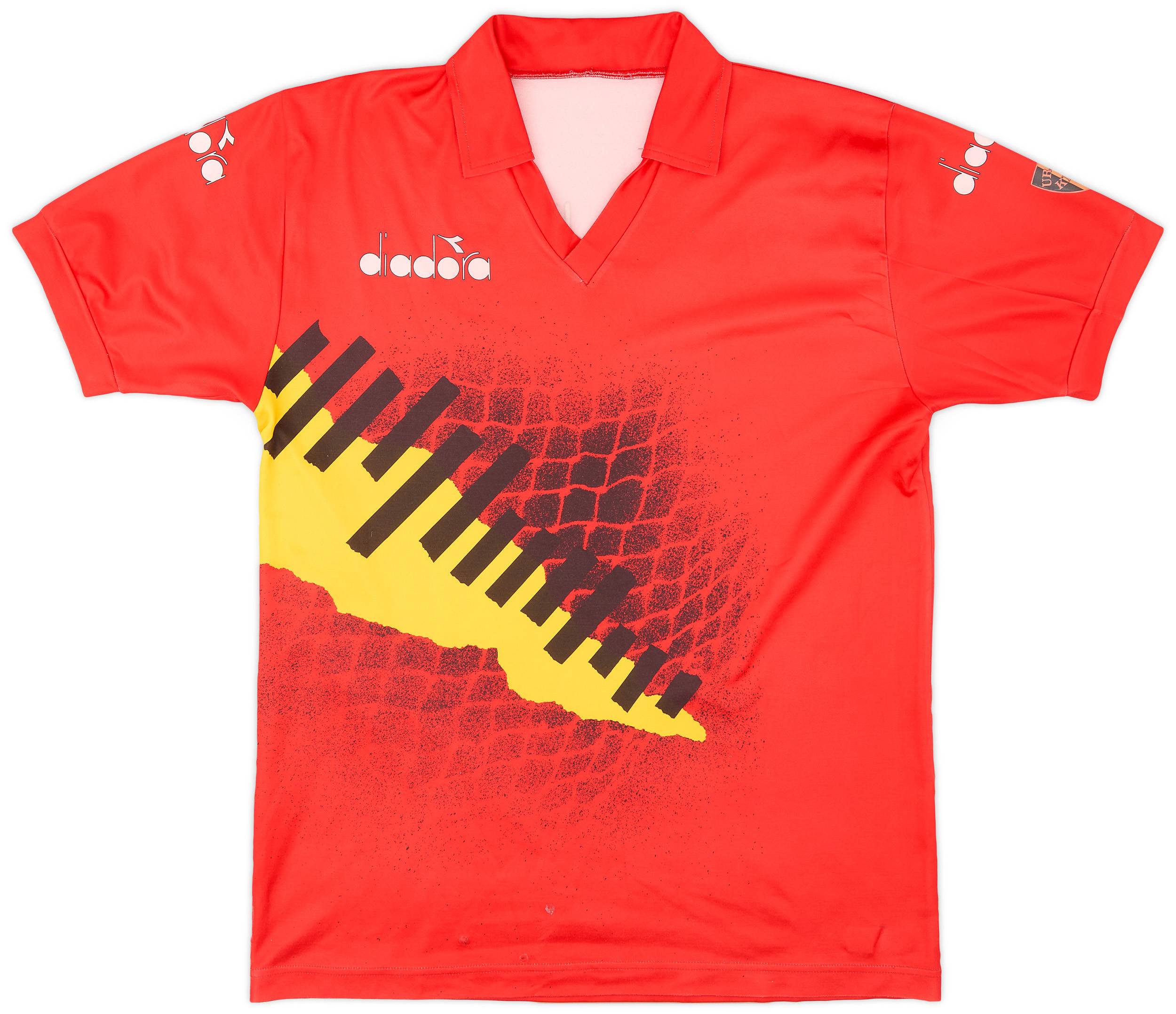 1992-94 Belgium Diadora Training Shirt - 8/10 - (L)