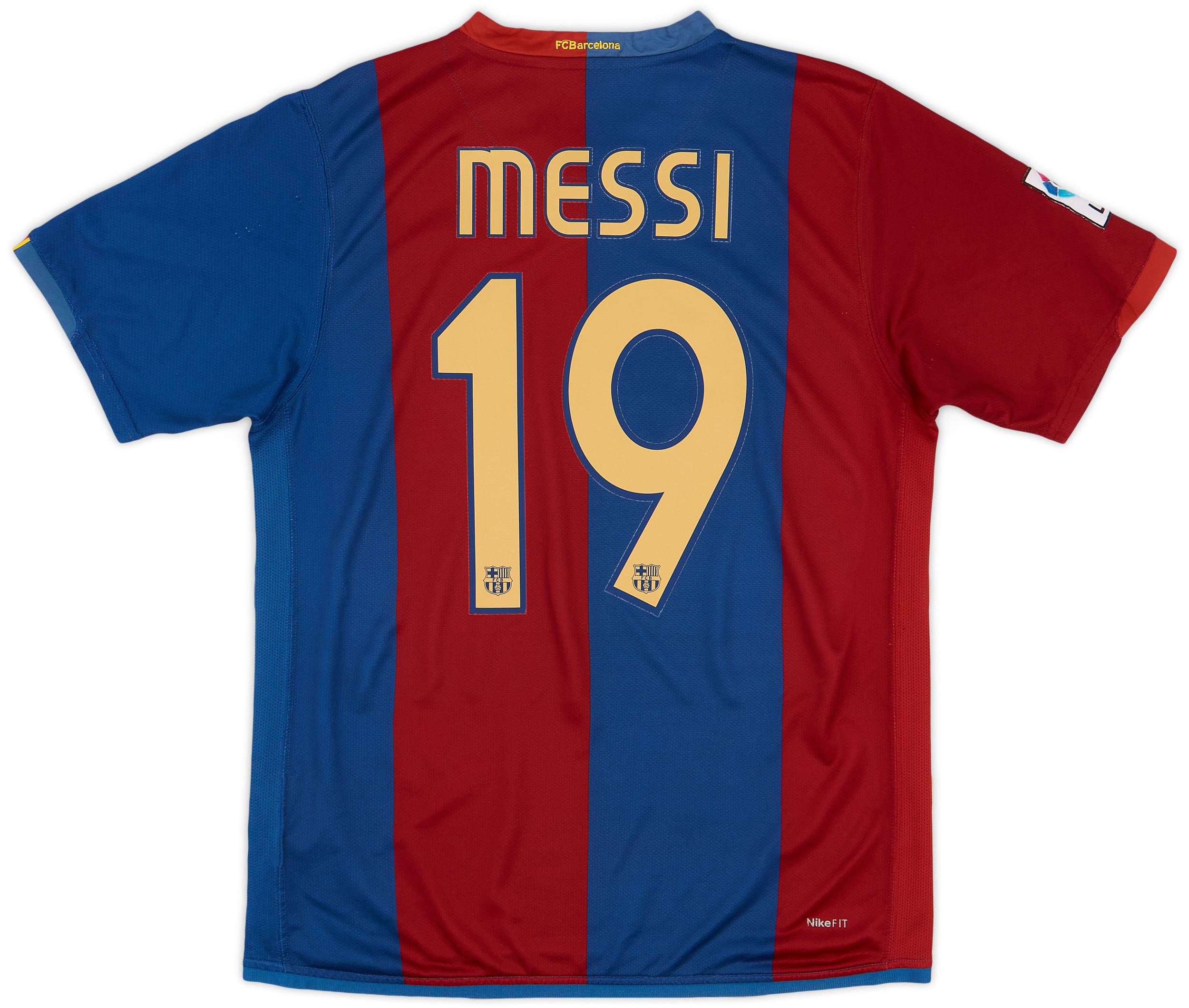 2006-07 Barcelona Home Shirt Messi #19 - 6/10 - (M)