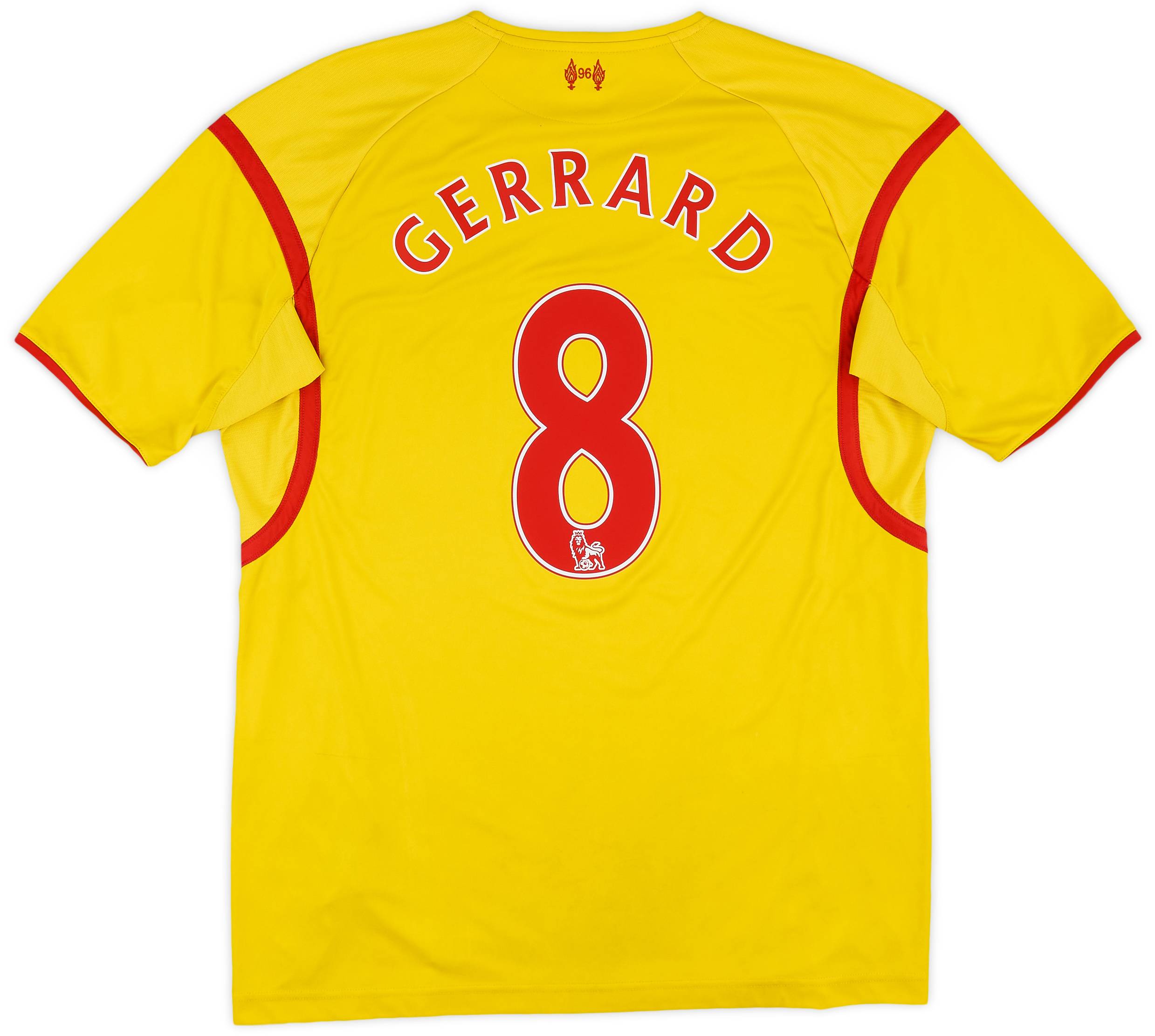 2014-15 Liverpool Away Shirt Gerrard #8 - 5/10 - (XL)