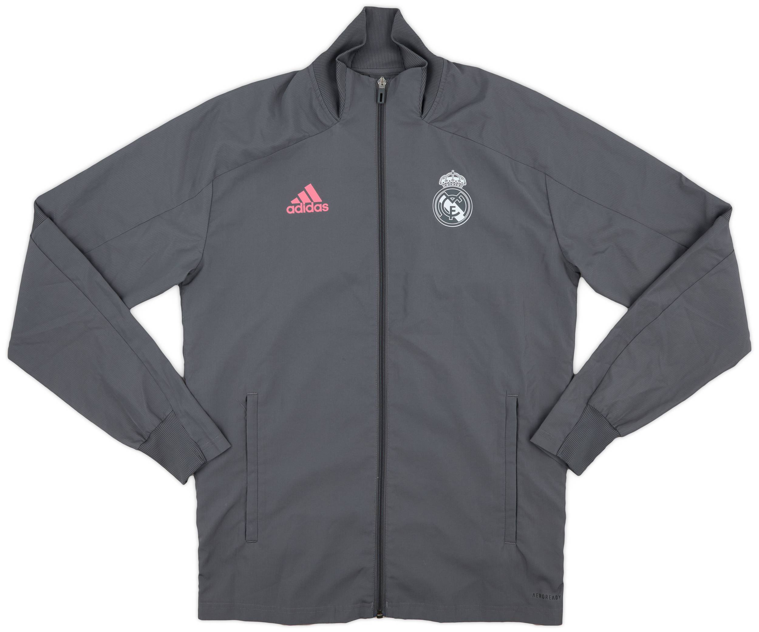 2020-21 Real Madrid adidas Track Jacket - 9/10 - (S)