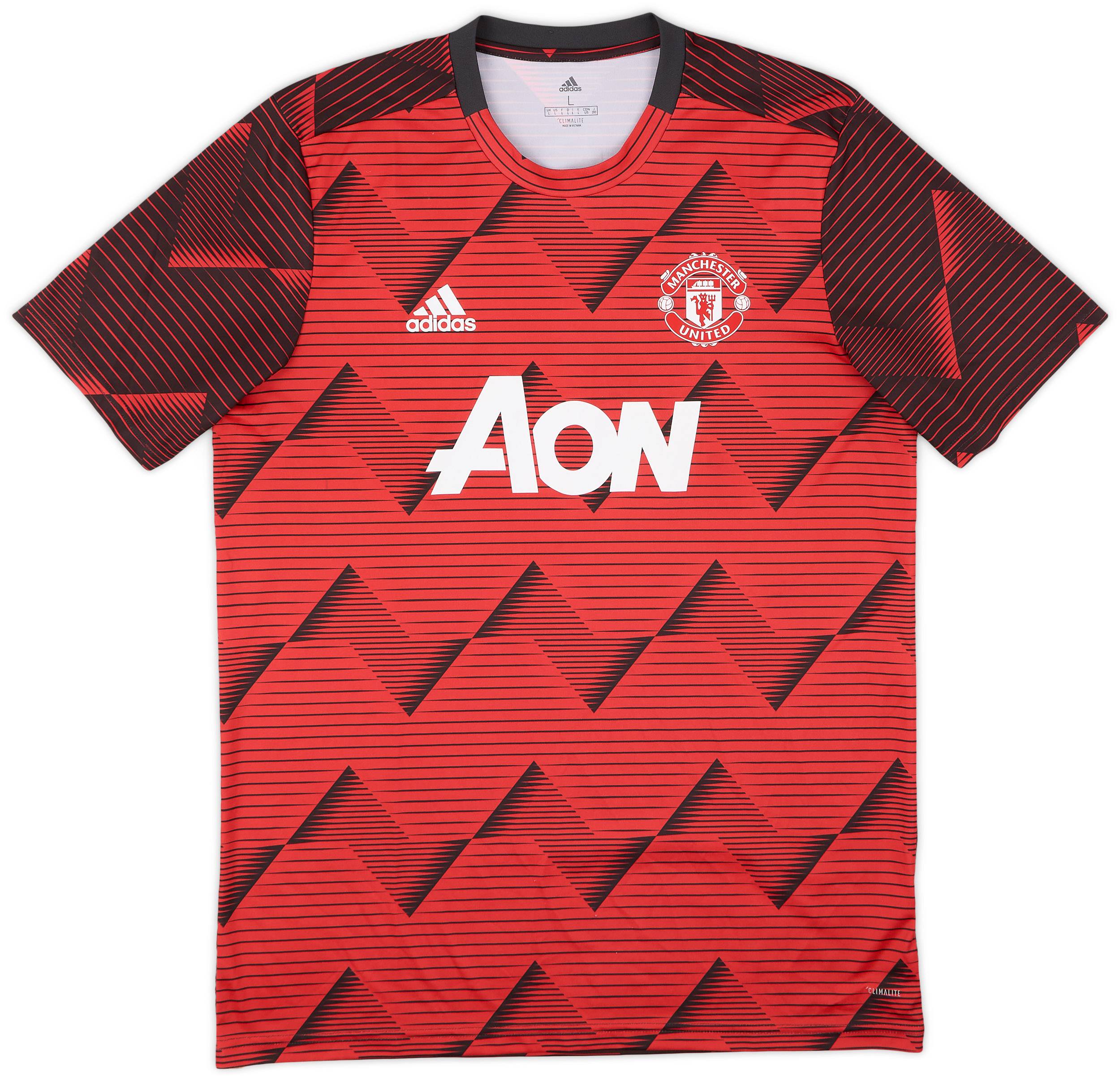 2019-20 Manchester United adidas Training Shirt - 9/10 - (L)