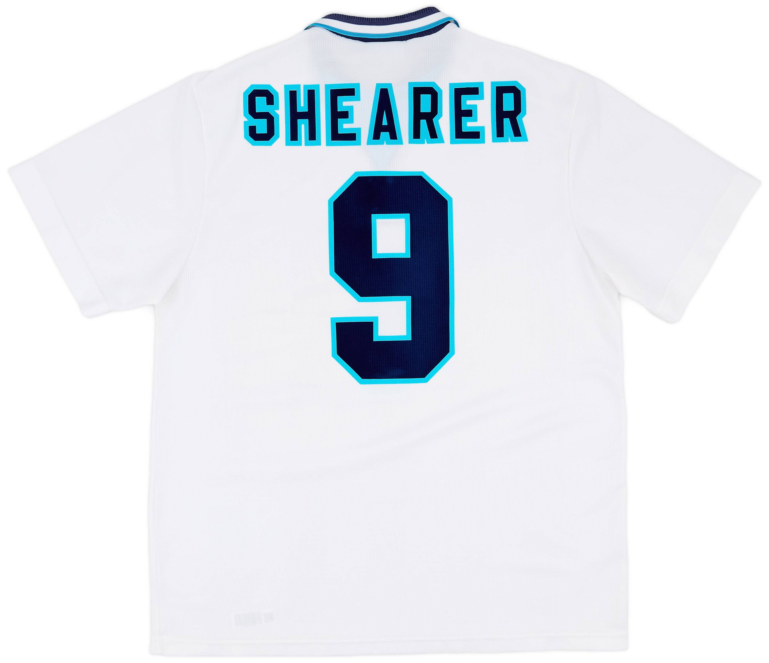 1995-97 England Home Shirt Shearer #9 - 9/10 - (XL)