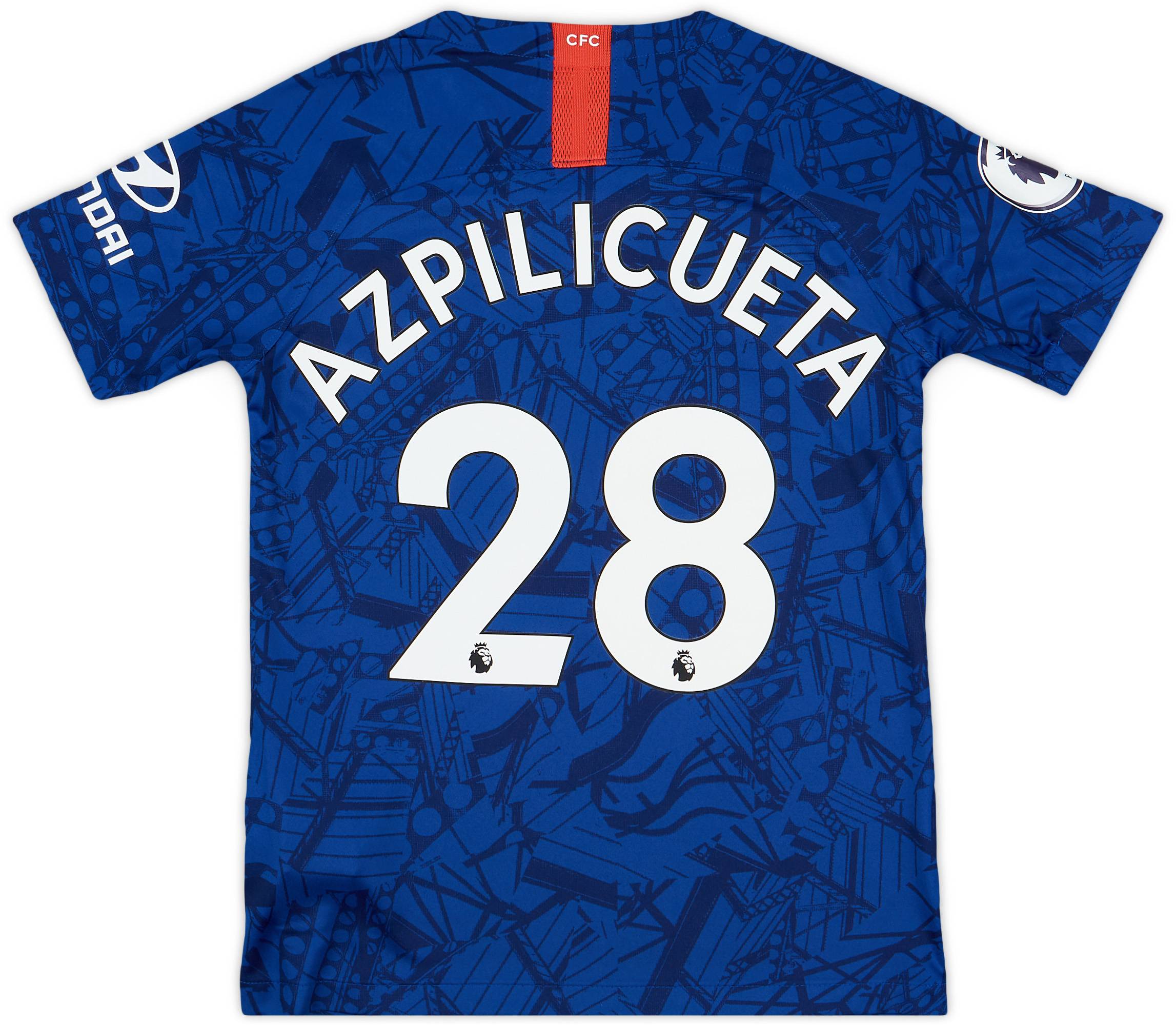 2019-20 Chelsea Home Shirt Azpilicueta #28 - 9/10 - (M.Boys)