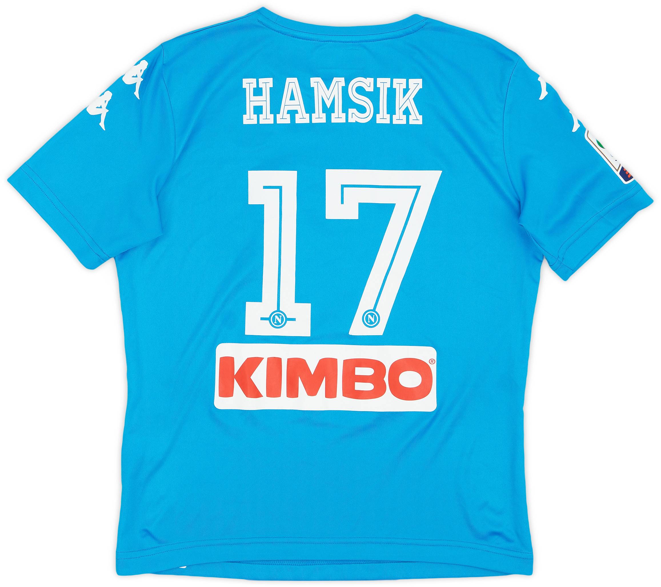 2016-17 Napoli Home Shirt Hamsik #17 - 8/10 - (M.Boys)