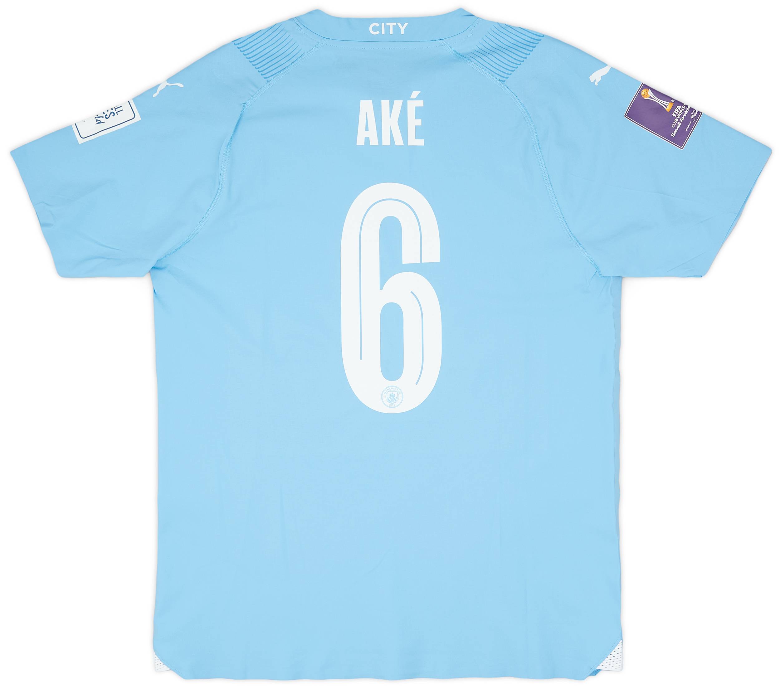 ウェア 23-24 MANCHESTER CITY #6 AKE 2023-24 Manchester City Match Issue Home Shirt Aké #6