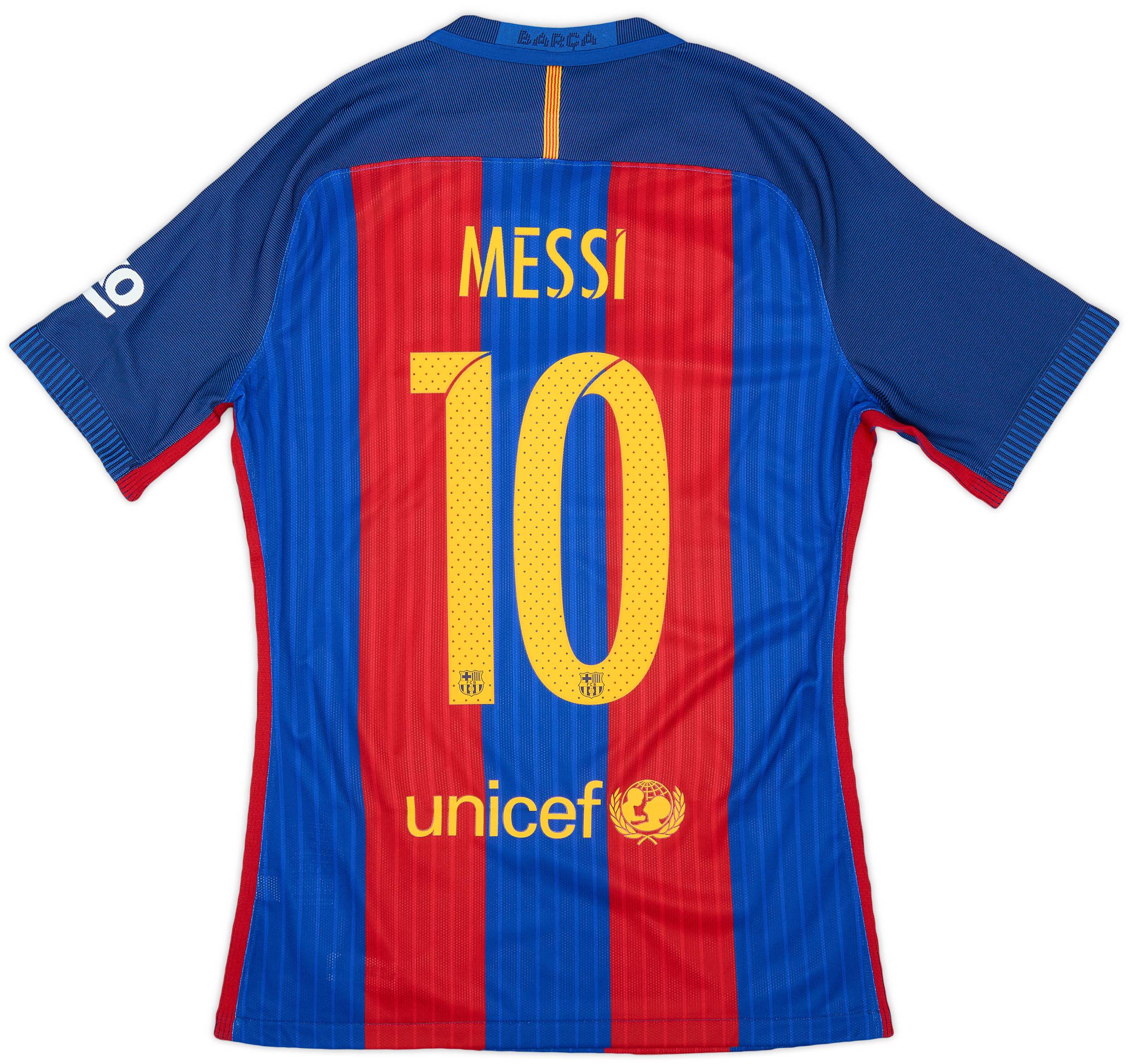2016-17 Barcelona Authentic Home Shirt Messi #10 (M)