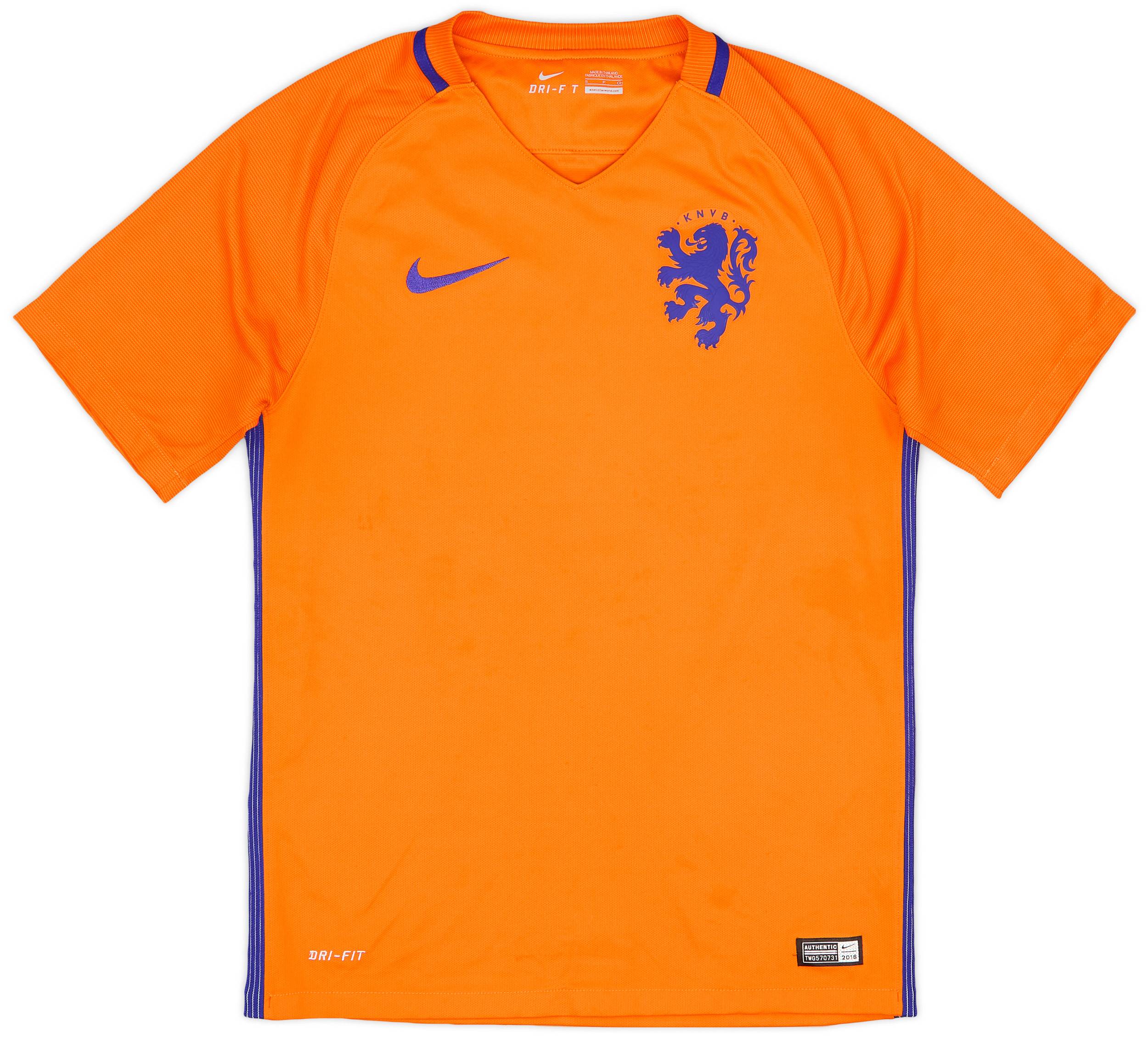 2016-17 Netherlands Home Shirt - 7/10 - (S)