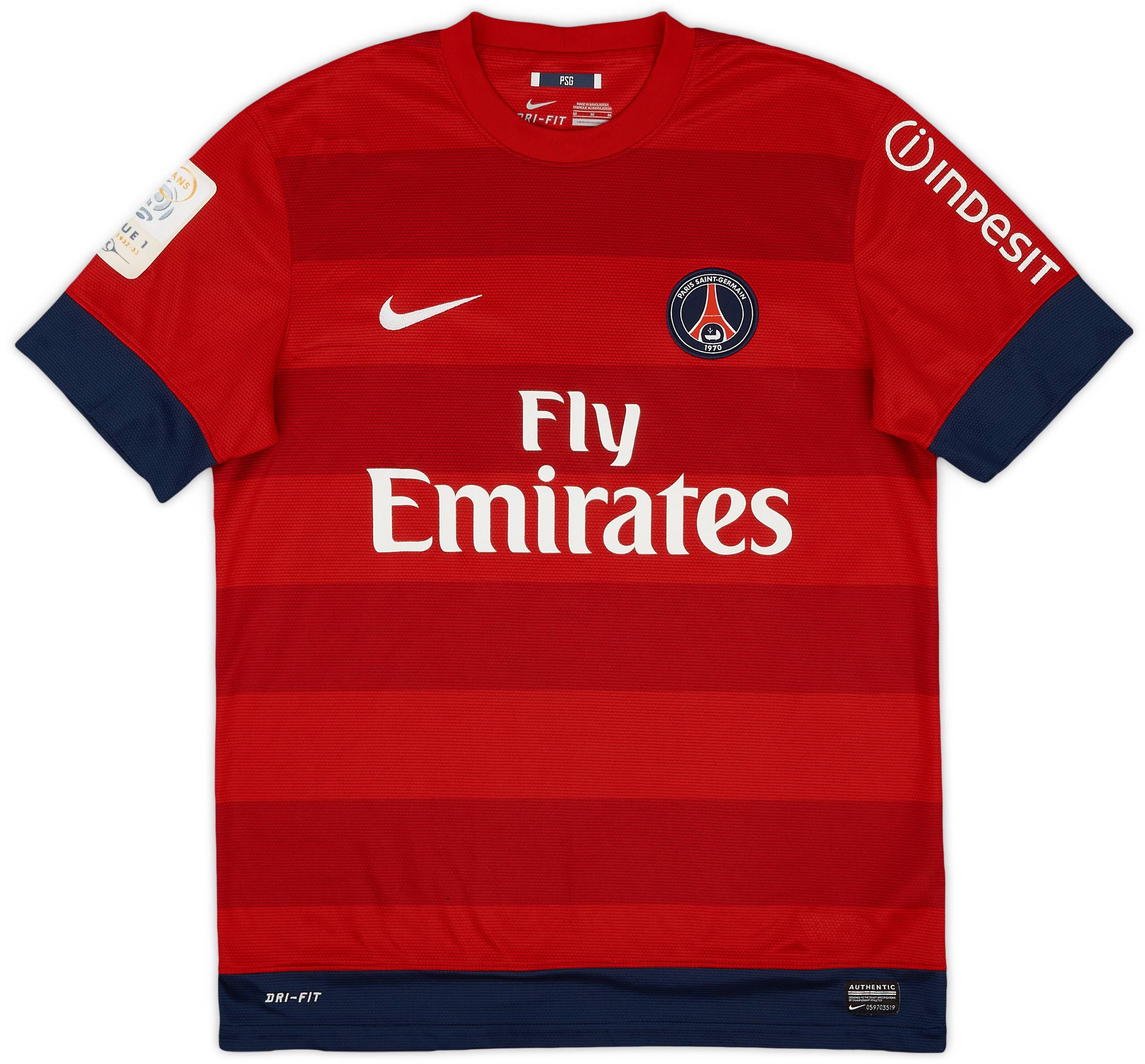 【10s_Archive】NIKE PSG Shirt Lavezzi Red Paris Saint-Germain 2012-13 Away PSG Soccer Jersey LAVEZZI