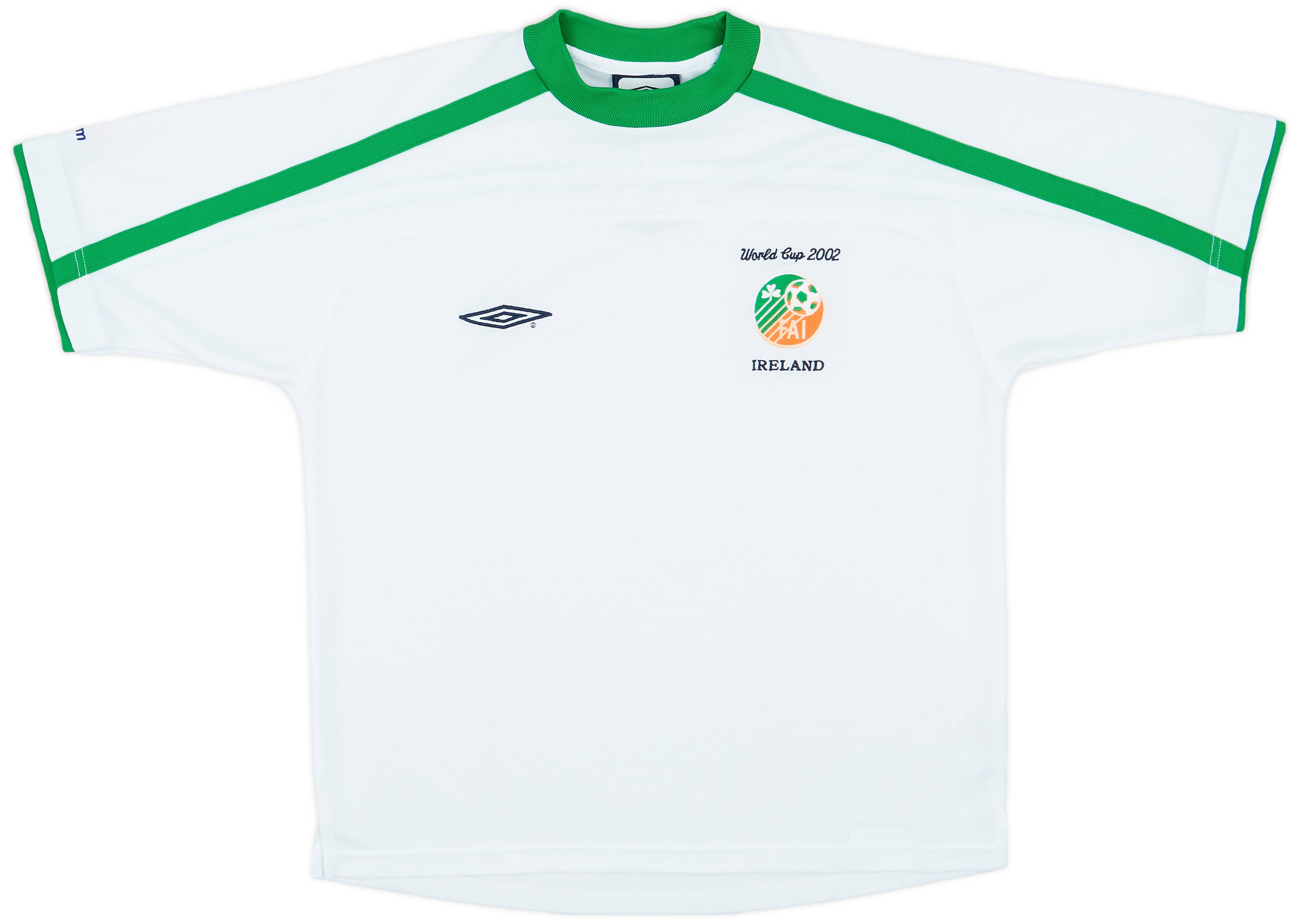 2002-03 Ireland Umbro Training Shirt - 9/10 - (M)